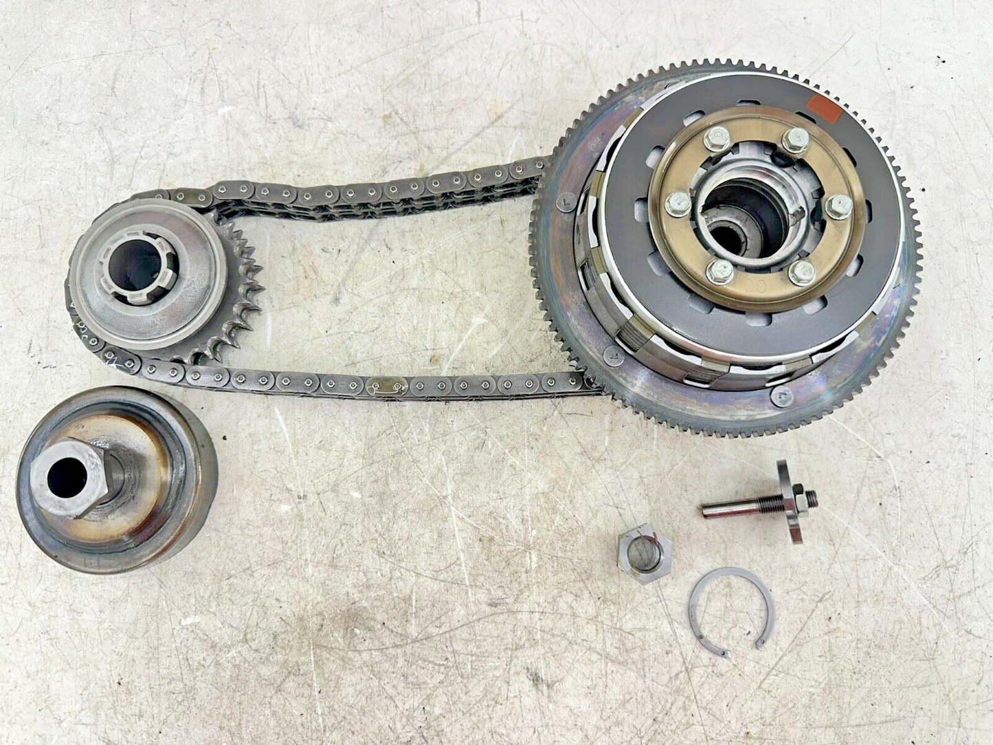 2006 HARLEY SOFTAIL DELUXE Complete Primary Clutch Chain Compensator Hardware