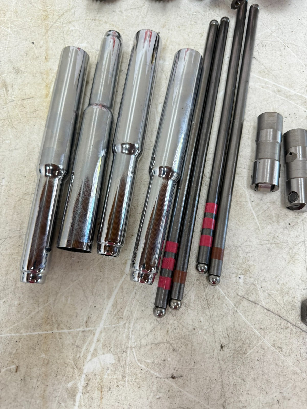 2003 Harley Davidson Sportster Tube Lifters Tappet Push Rods Covers