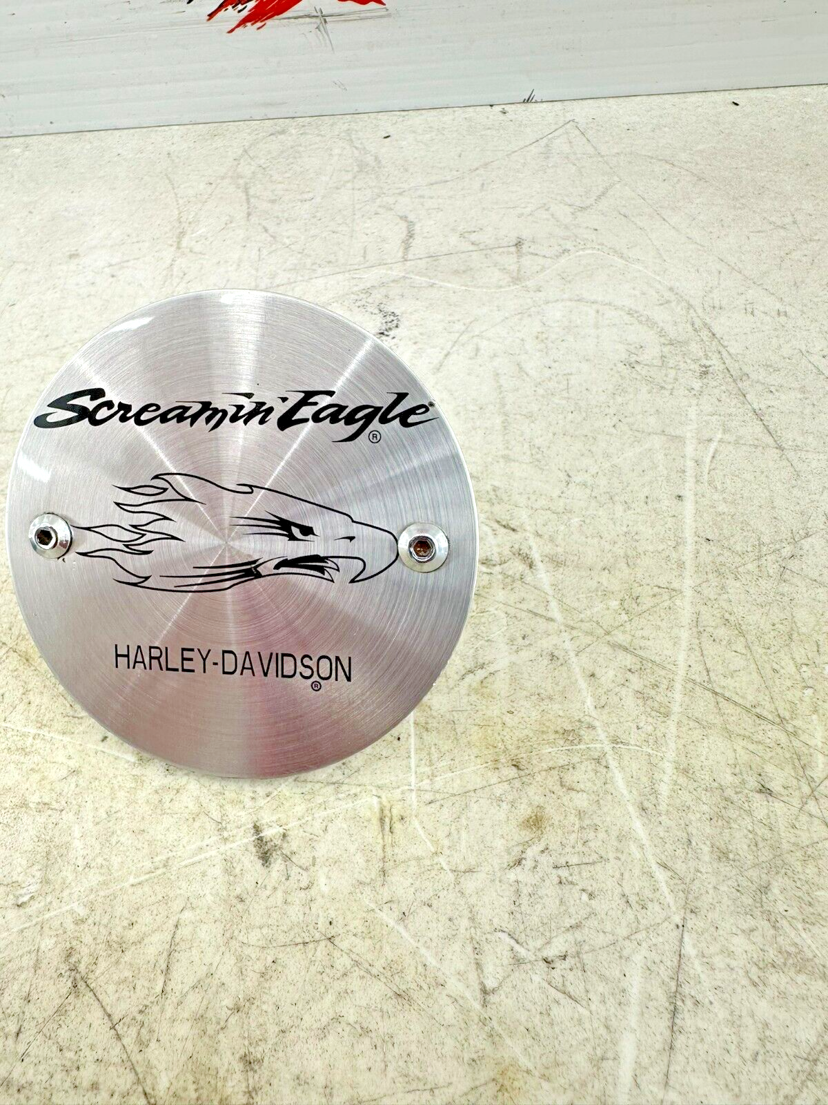 1999 HARLEY SOFTAIL Screamin Eagle Nose Cone Cam Cover Filler