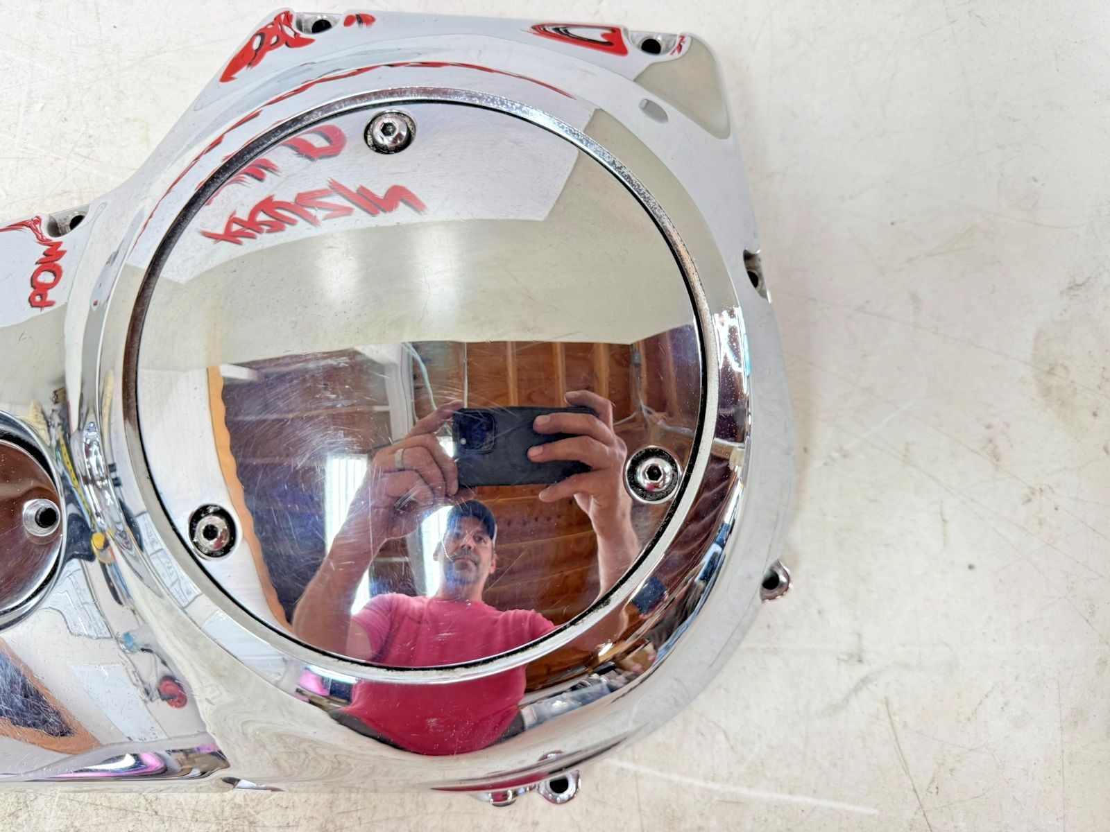 1997 HARLEY DAVIDSON SOFTAIL Outer Primary Clutch Cover Case Chrome Housing