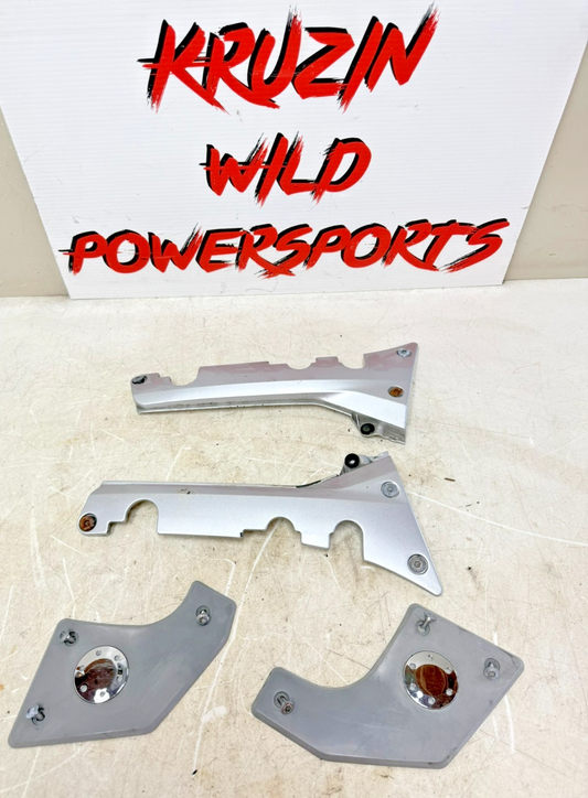 2002 Honda Goldwing GL1800 Frame Side Cover Panel Fairing Swing Arm Bolt Caps