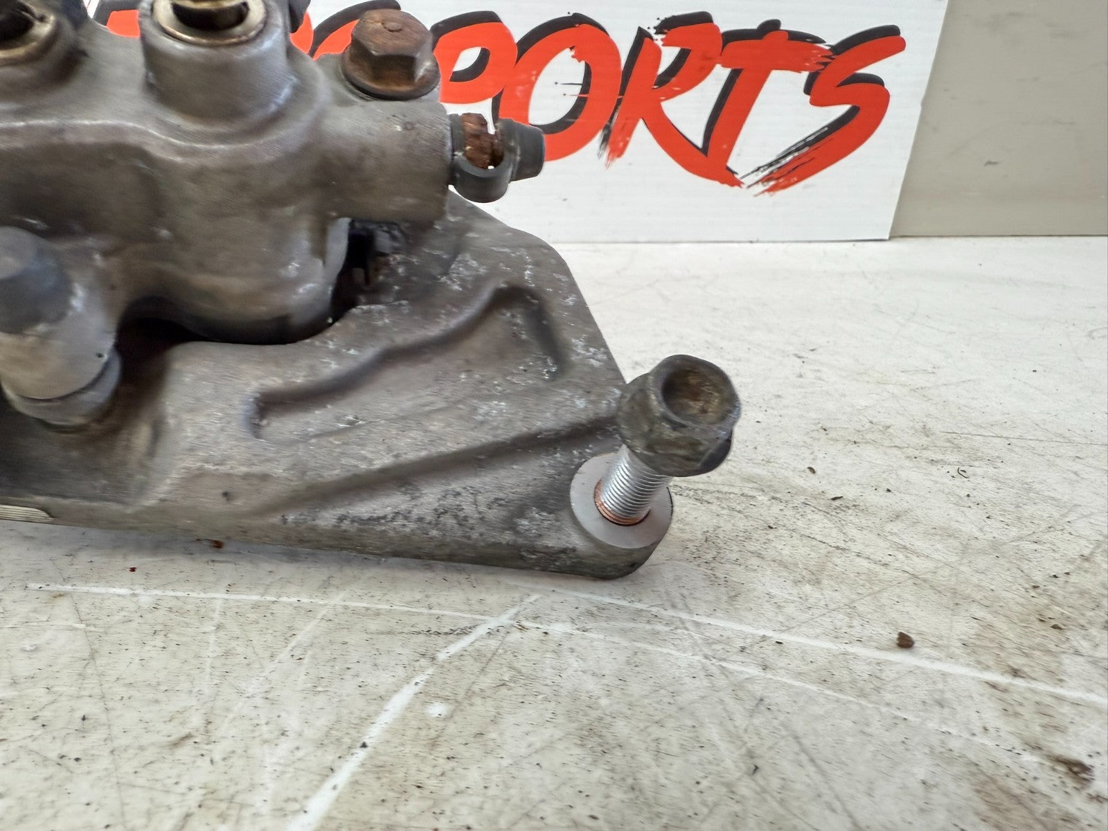 2002 Honda Goldwing GL1800 OEM Rear Brake Caliper + Mount Bracket