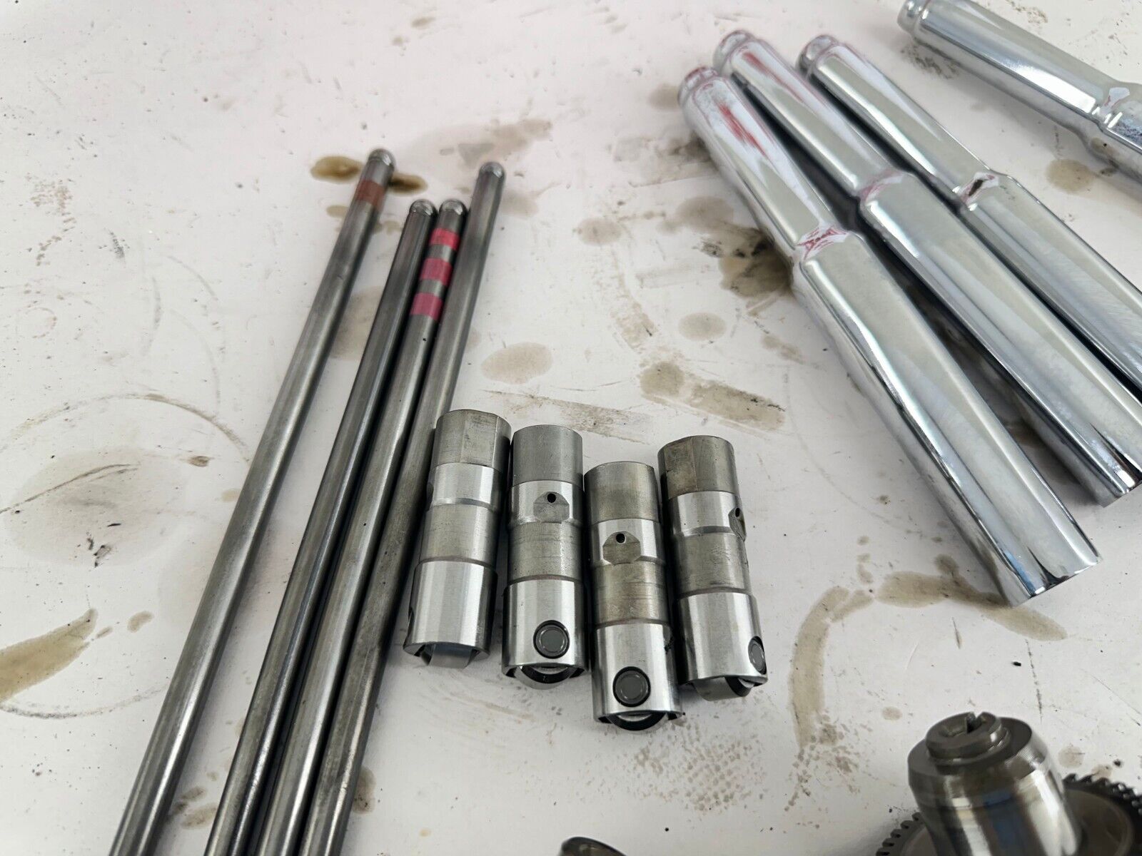 2003 Harley Davidson Sportster 1200 Cams Lifter Pushrods Chrome Cover