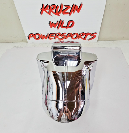 1995 HARLEY SOFTAIL FATBOY OEM Chrome 7" Headlight Nacelle Housing Shroud Lamp