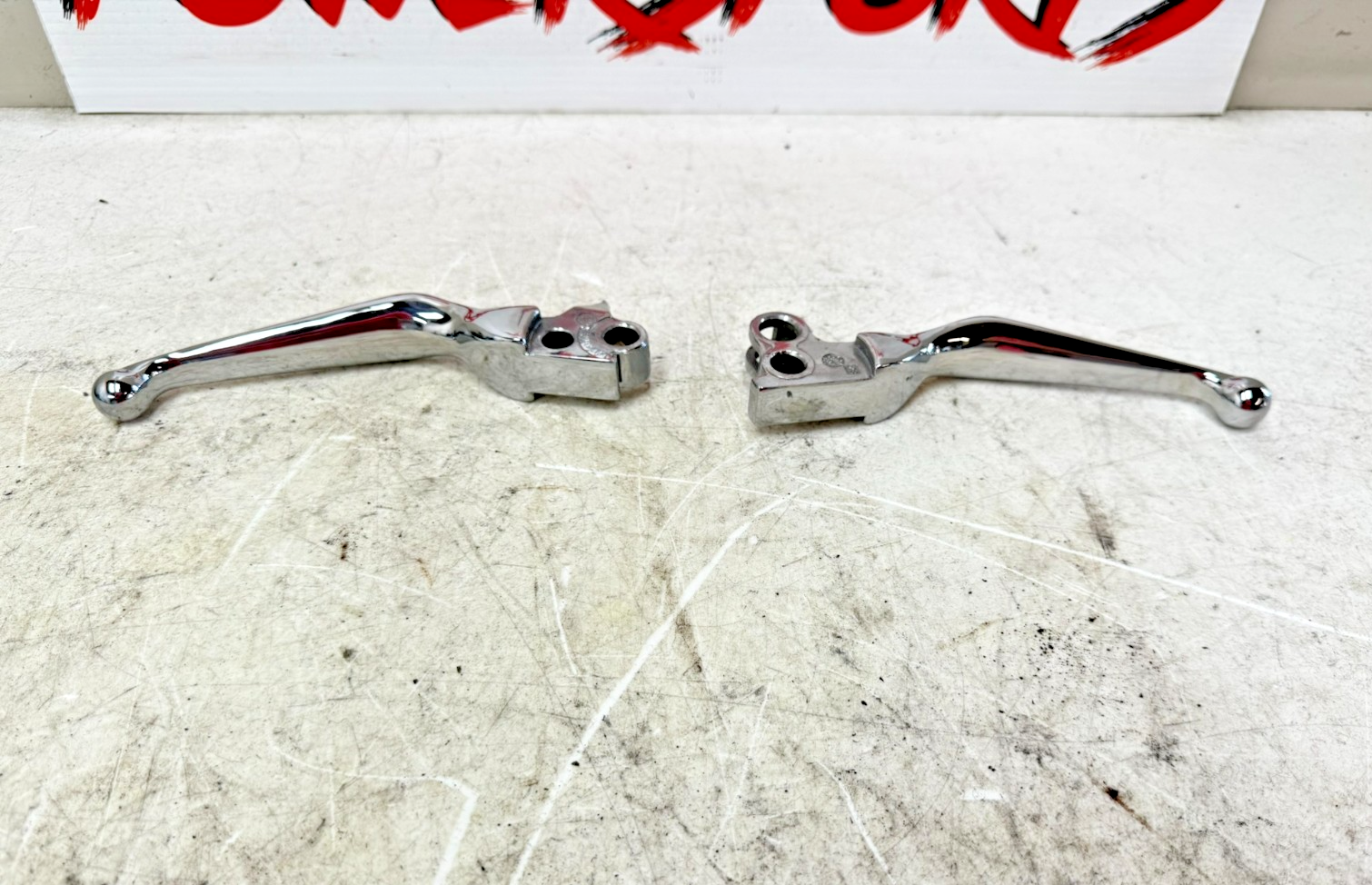 1997 HARLEY DAVIDSON SOFTAIL Chrome Front Brake & Clutch Lever
