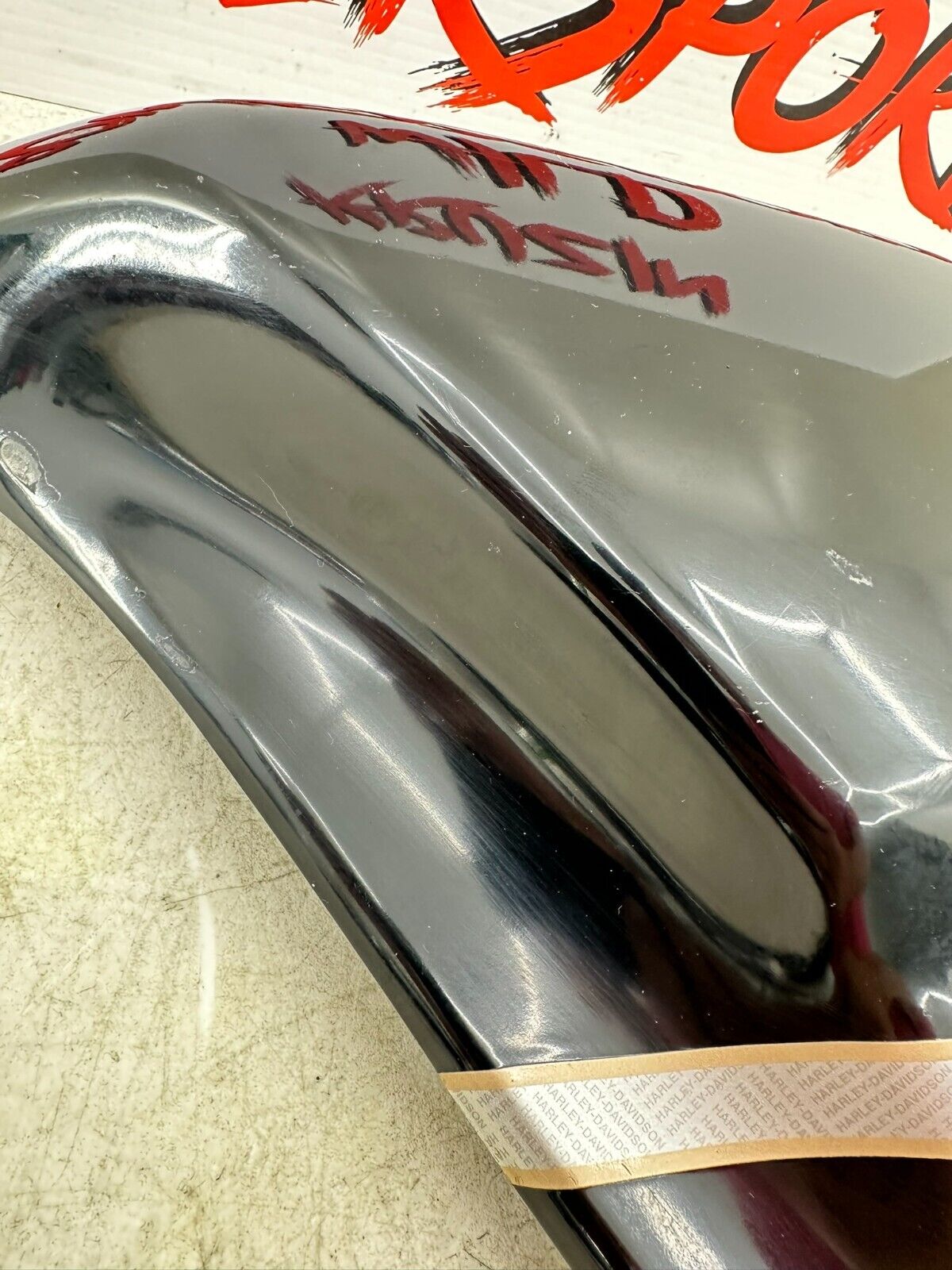 2003 HARLEY ELECTRA GLIDE classic Left Side Cover Black Anniversary Paint