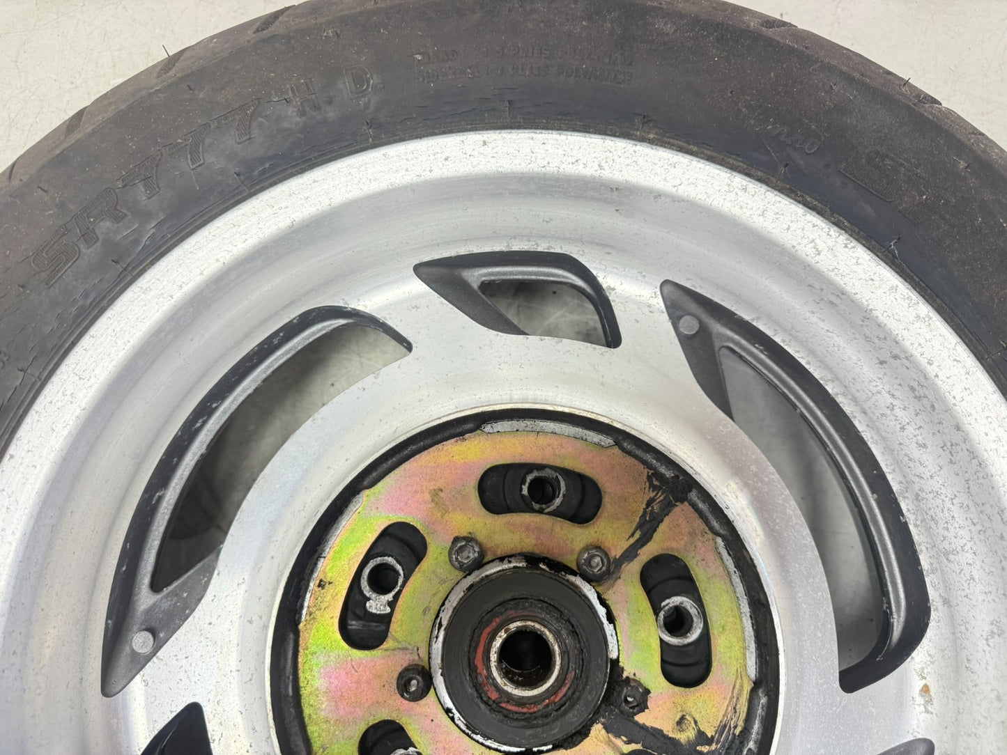 2001 HONDA VALKYRIE INTERSTATE OEM Rear Wheel Rim Tire 6 Spoke Mag