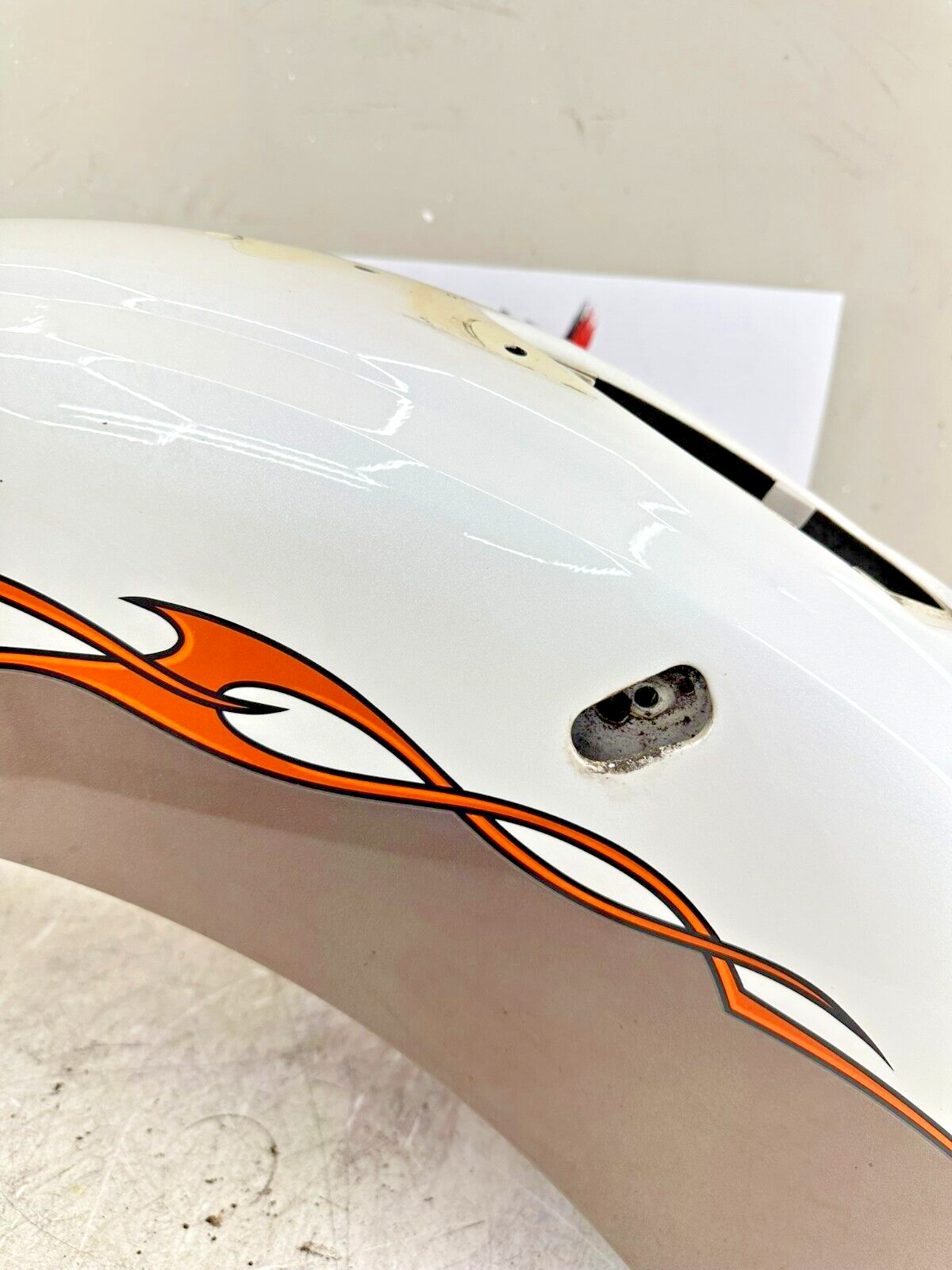 2006 Victory Kingpin Rear Fender OEM Arlen Ness Flame