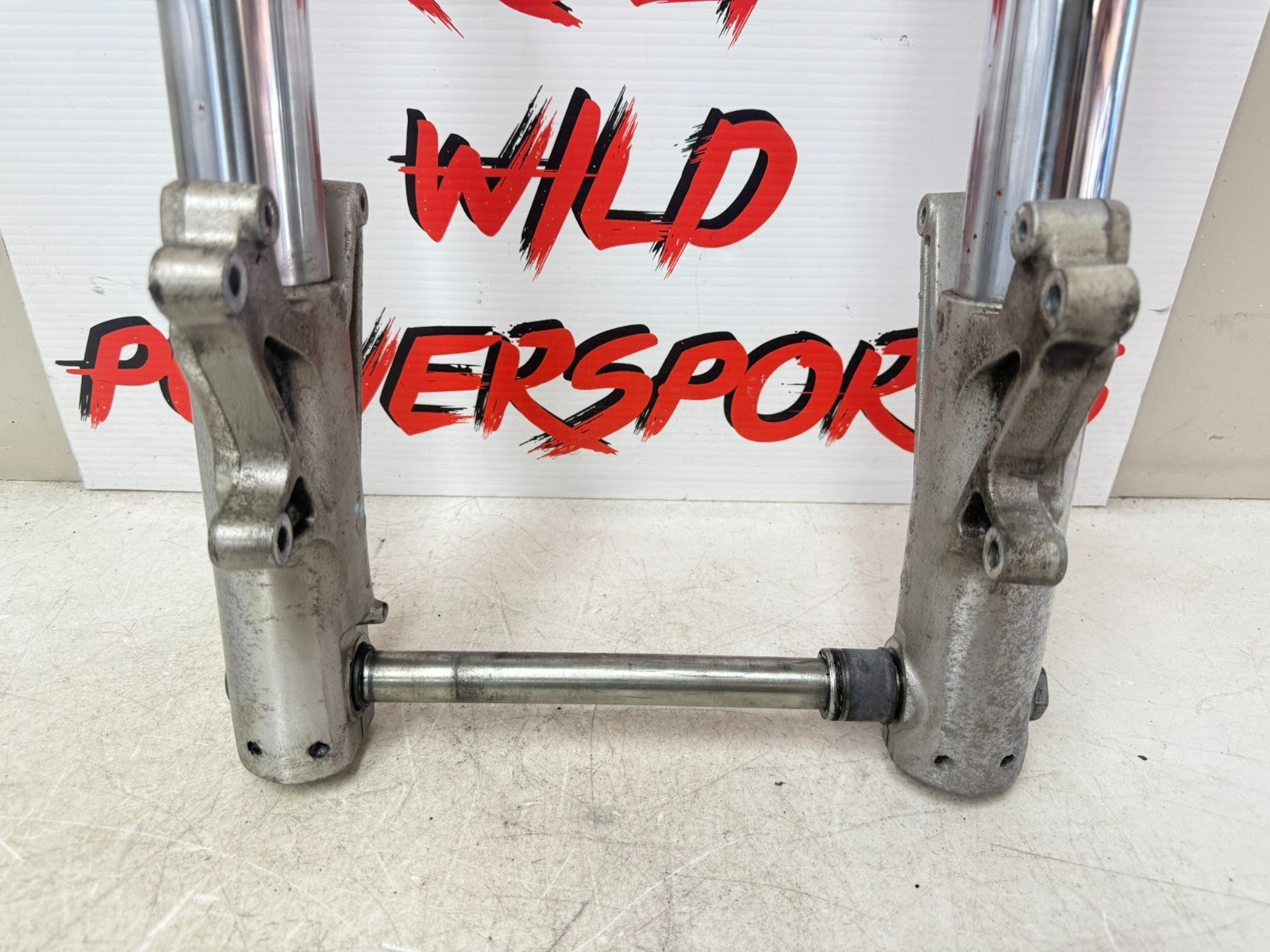 2001 HONDA VALKYRIE INTERSTATE Front End Forks Triple Tree Clamp Straight