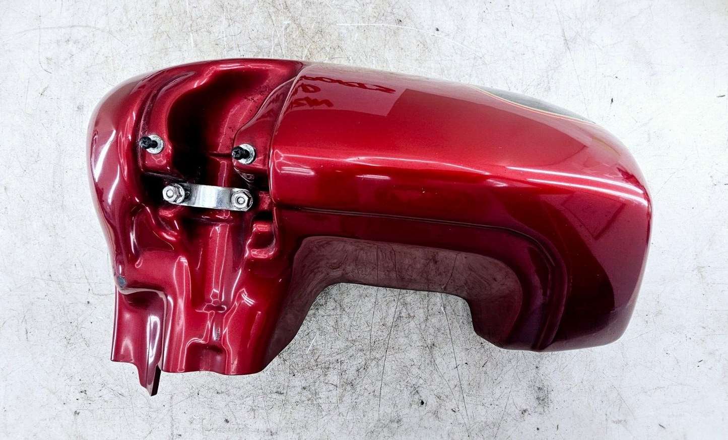 1998 HARLEY FLH ELECTRA GLIDE Left Lower Leg Fairing Cowl Panel RED BLACK OEM HD