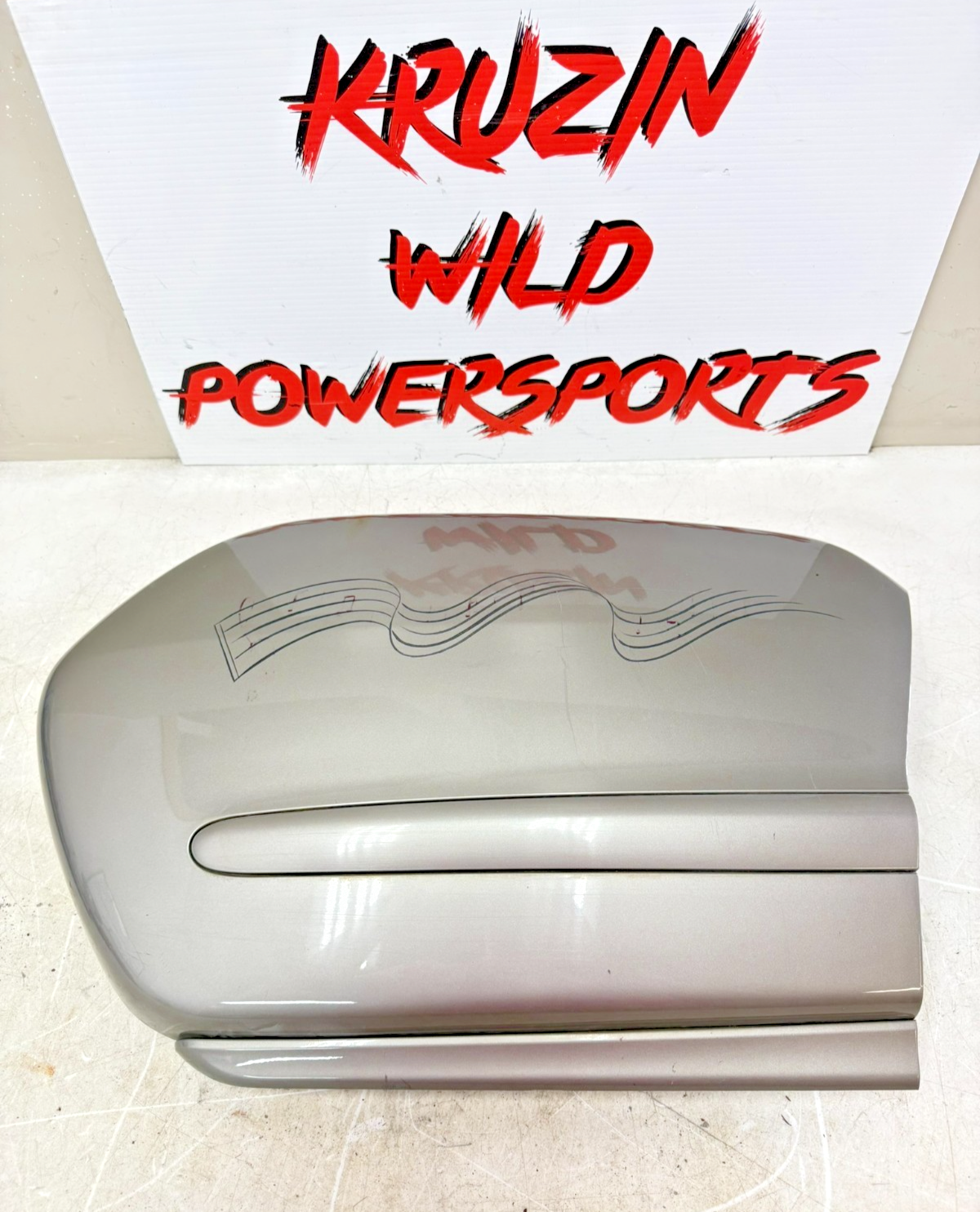 2002 Honda Goldwing GL1800 OEM Left Side Saddlebag Panel Lid