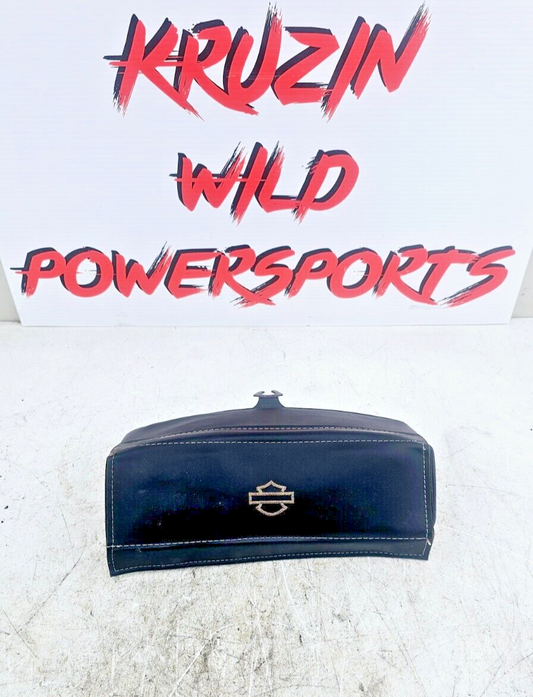 2002 HARLEY ELECTRA GLIDE OEM HD Leather Windshield Storage Bag