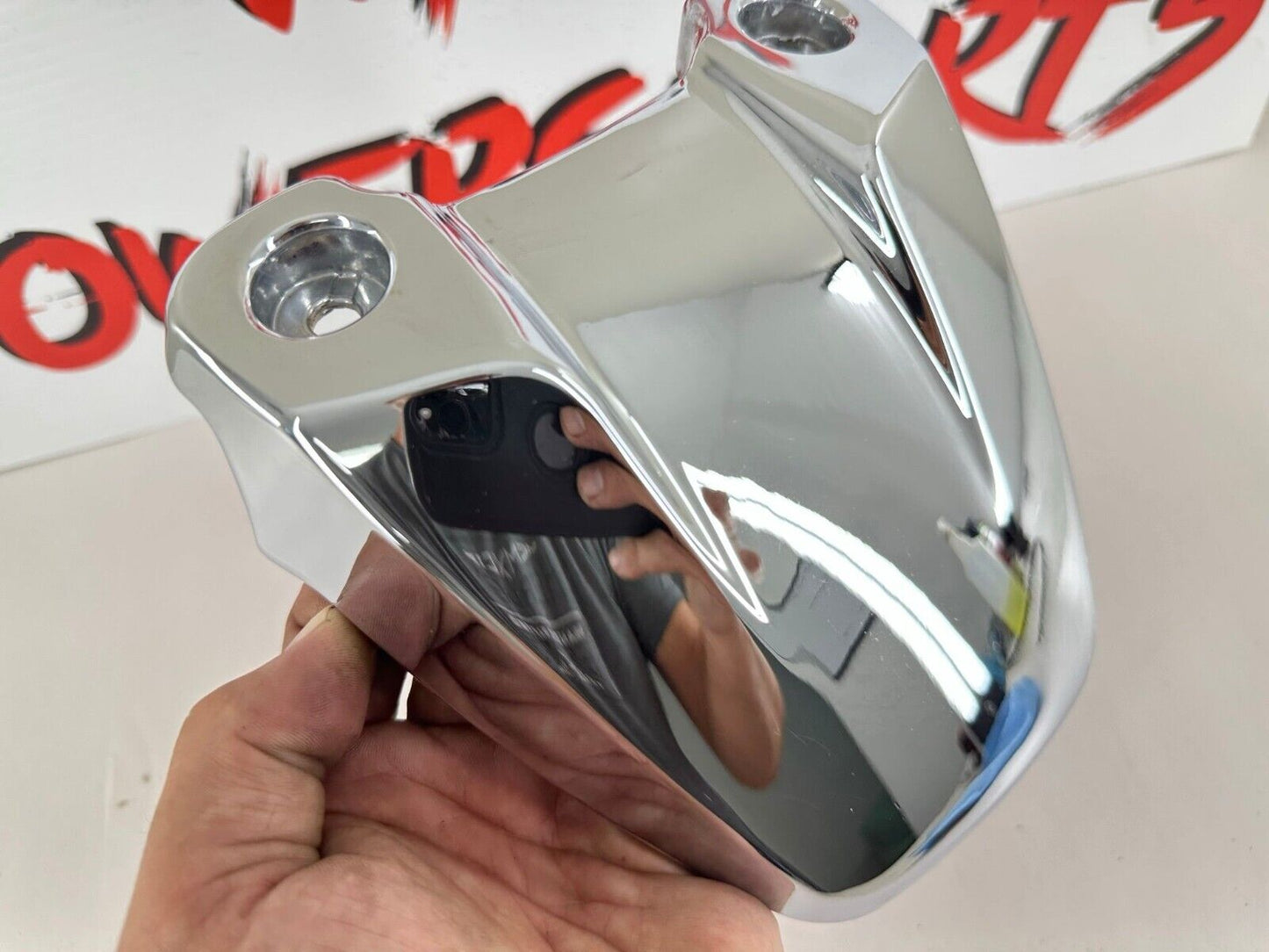 2012 HARLEY SPORTSTER CUSTOM Headlight Chrome Visor Cover