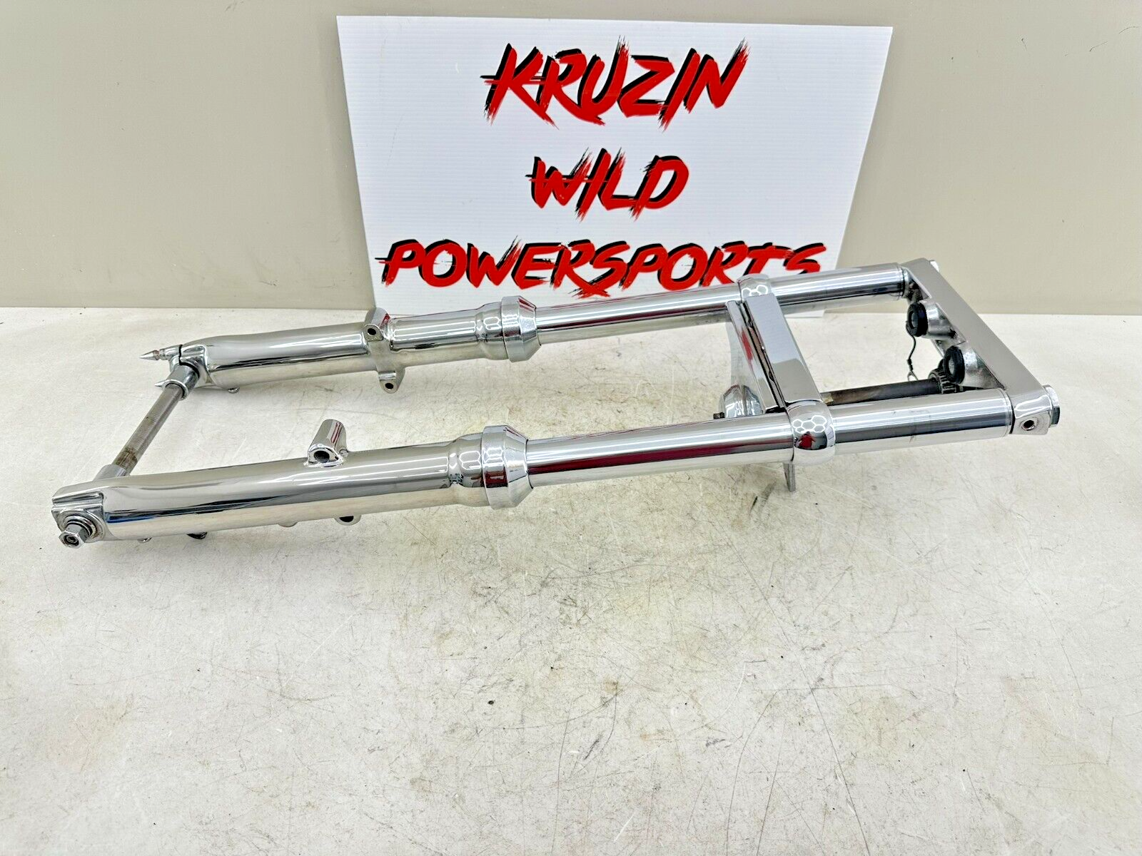 1999 HARLEY SOFTAIL Chrome Wide Glide Forks Triple Tree Clamp