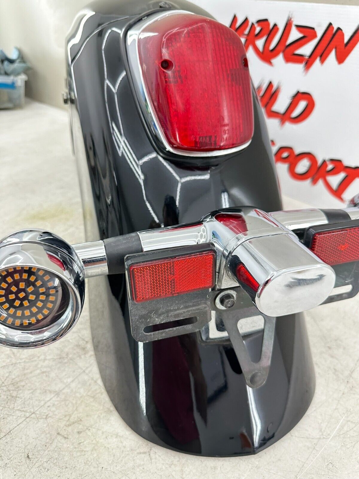 1999 HONDA VALKYRIE INTERSTATE Rear Fender Brake Light Turn Signals Nice!