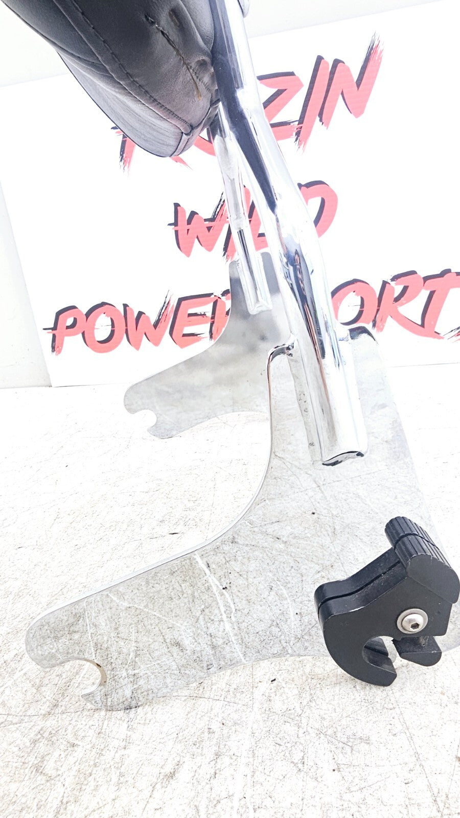 1998 HARLEY FLH ROADKING Quick Release Sissy Bar Passenger Backrest Pad