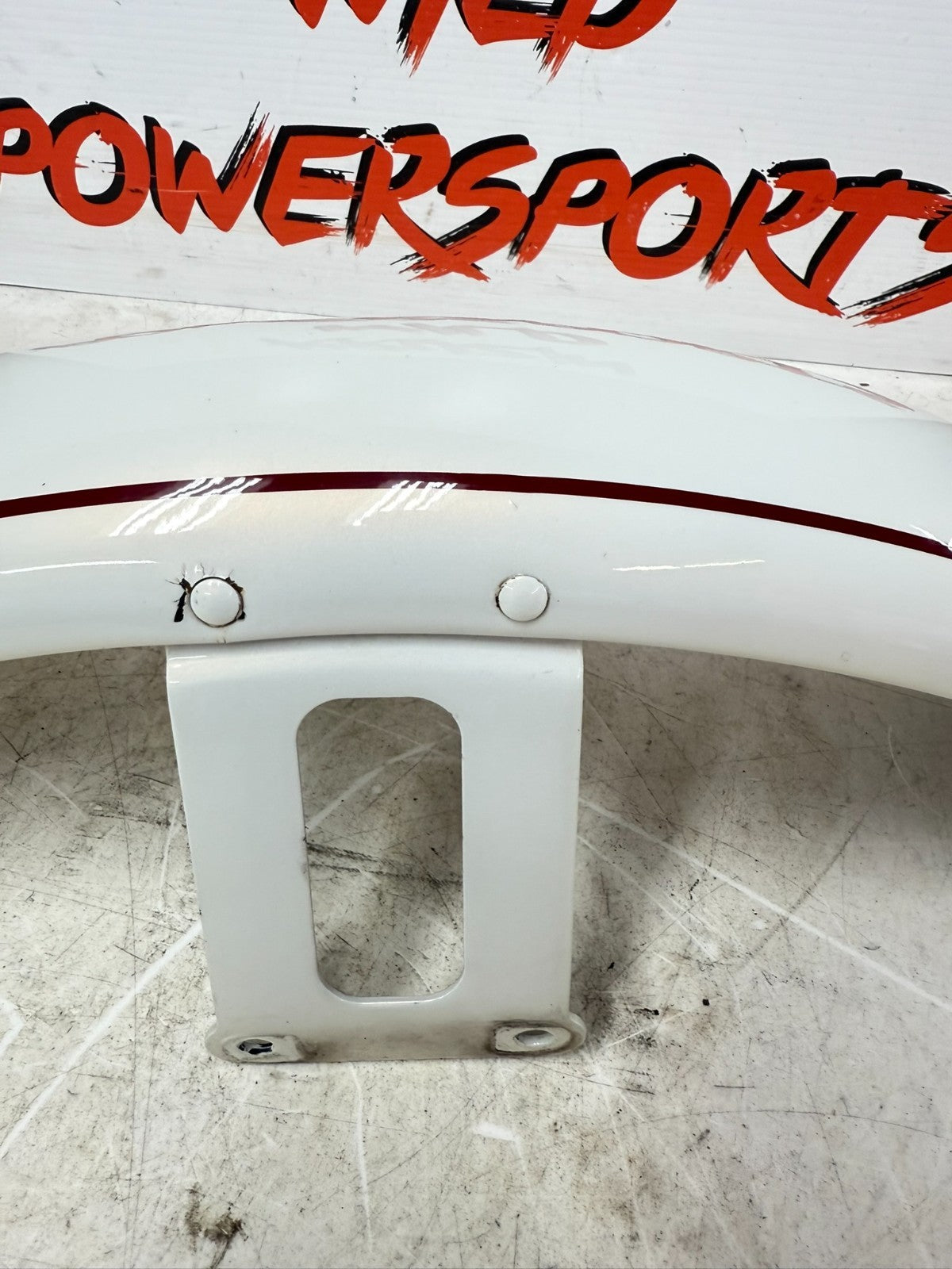 2003 HARLEY DYNA WIDE GLIDE Front Fender Pearl White 100th Anniversary