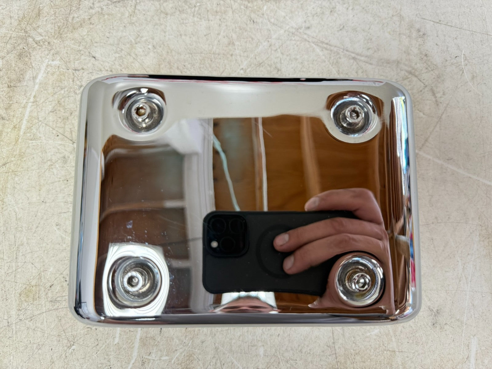 2003 HARLEY DYNA WIDE GLIDE Electrical Box Carrier & Chrome Cover
