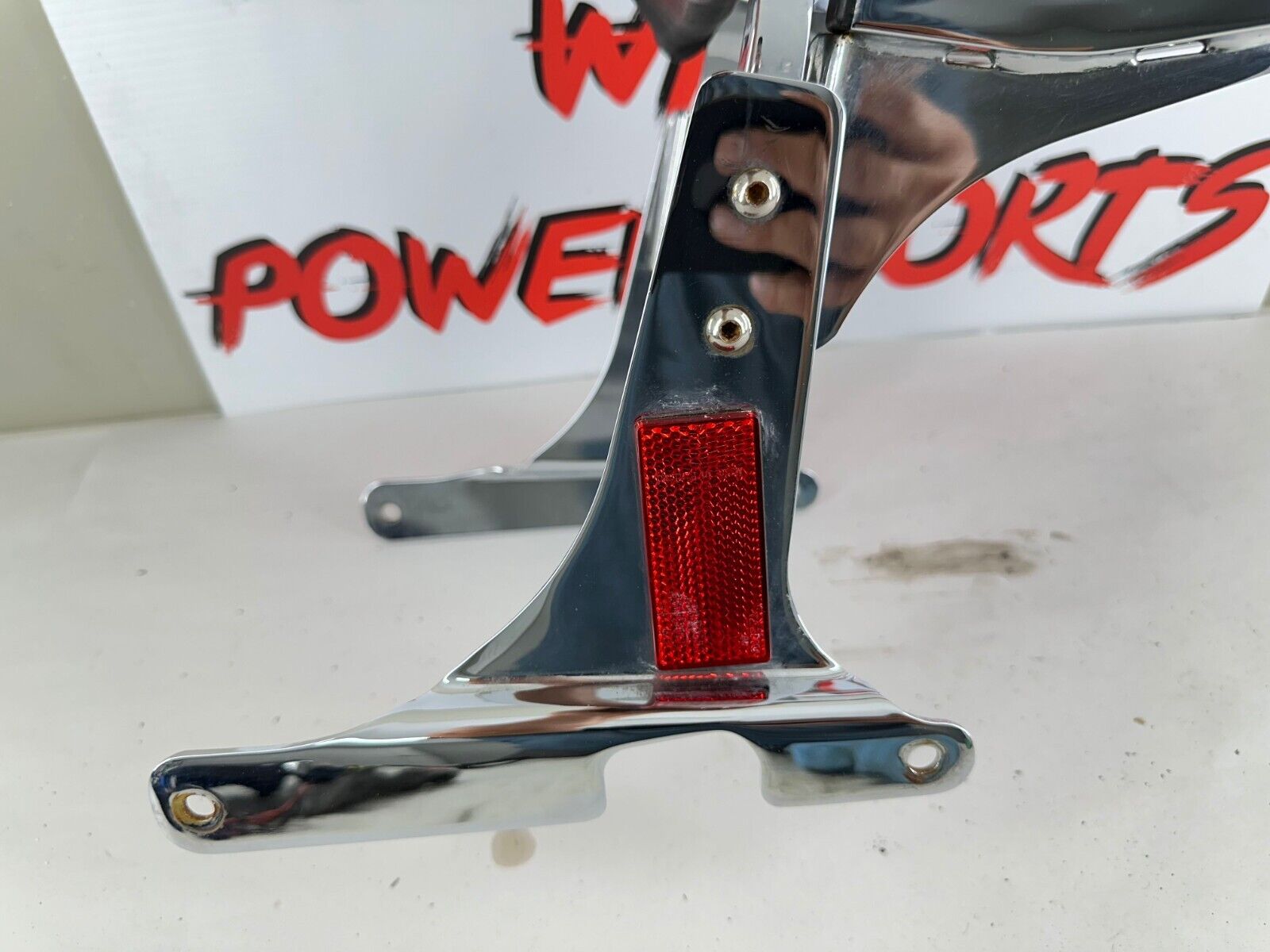 2003 Harley Davidson Sportster Rear Passenger Backrest Sissy Bar + Luggage Rack