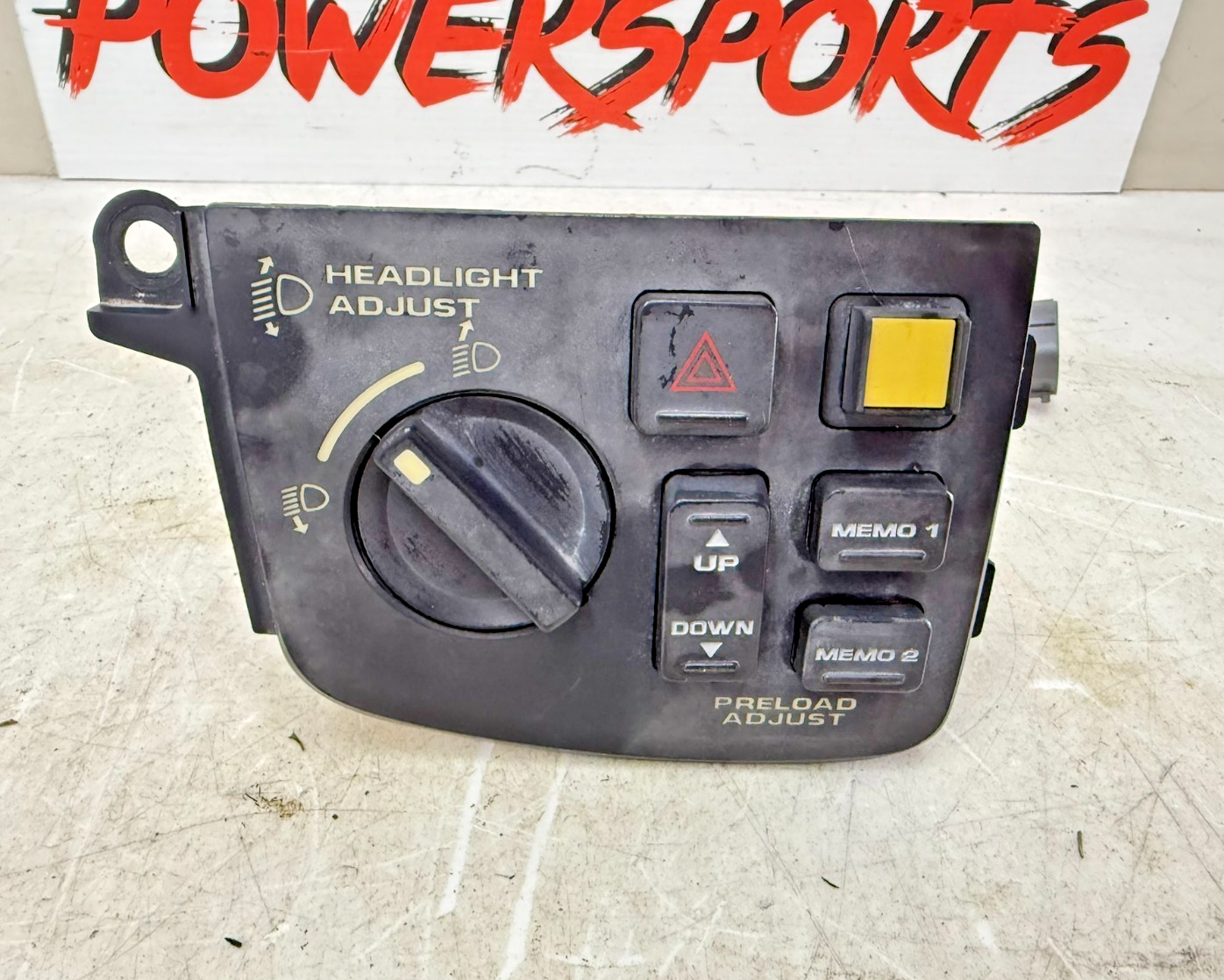 2002 Honda Goldwing GL1800 Headlight Control Preload Adjust Switch Panel