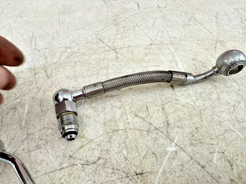 1999 HARLEY FLH ELECTRA GLIDE OEM HD Braided Fuel Lines Pipes