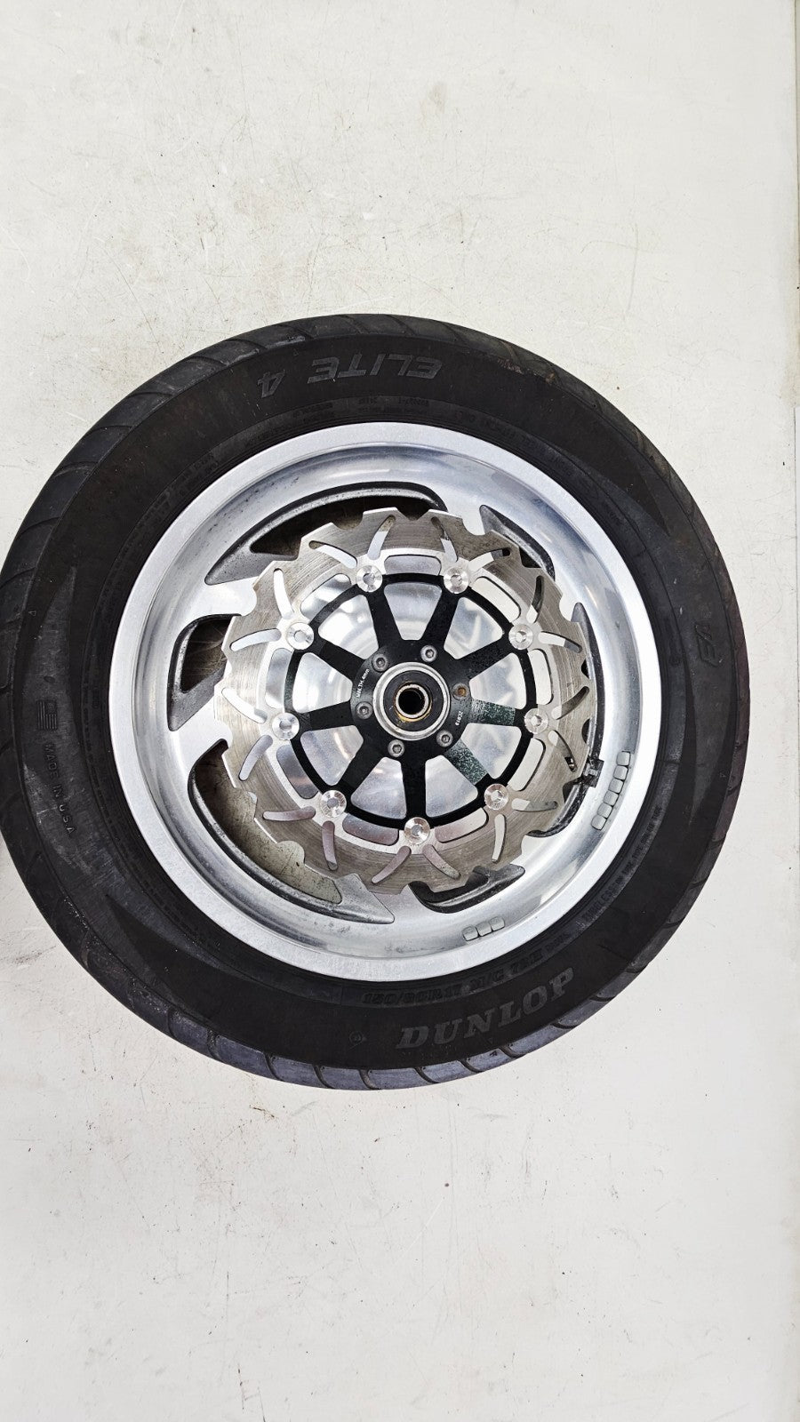 2000 HONDA VALKYRIE INTERSTATE Front Wheel Rim Tire 6 Spoke Brake Rotor 17x.35