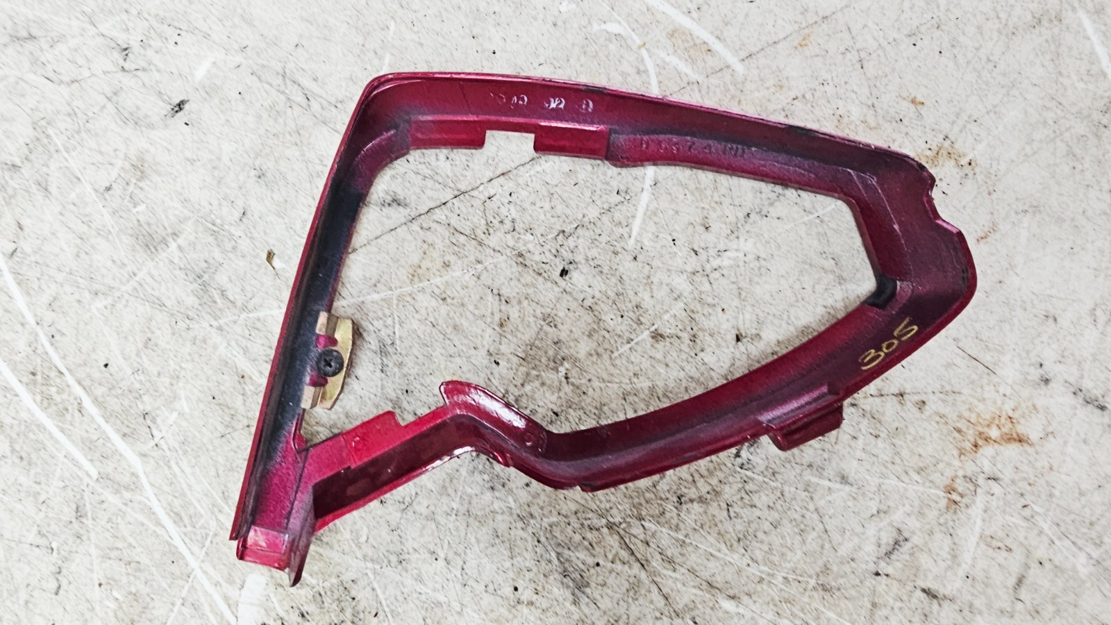 1993 HONDA GOLDWING GL1500 Right Side Mirror Trim Ring Filler Panel