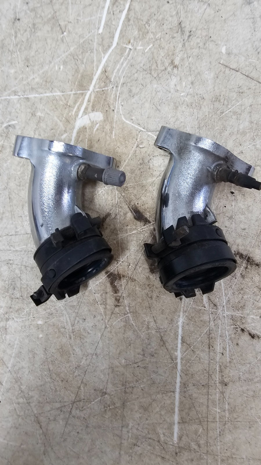 2000 HONDA VALKYRIE INTERSTATE Chrome Carb Carburetor Intake Manifold Runner Tub