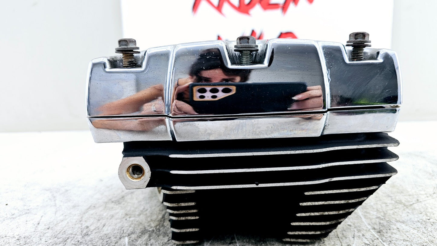 2002 HARLEY ELECTRA GLIDE Front Rear Cylinder Heads Rocker Boxes Good Shape!