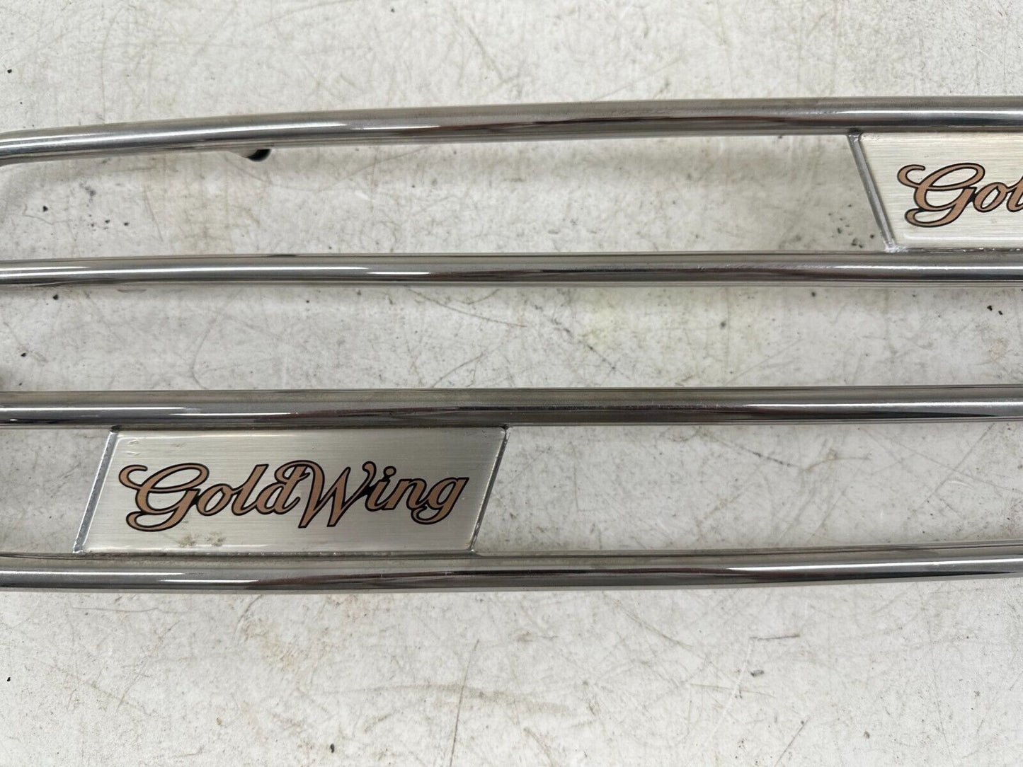 88-00 HONDA GOLDWING GL1500 Hondaline Chrome Saddlebag Door Lid Accent Guard