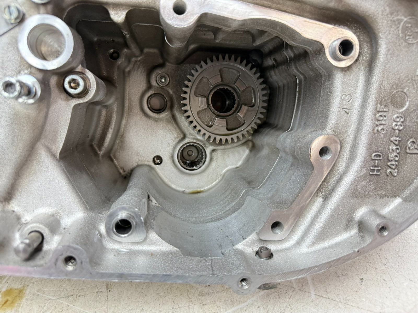 1997 Harley Davidson Sportster Engine Motor Block Crankcase Crank Cases