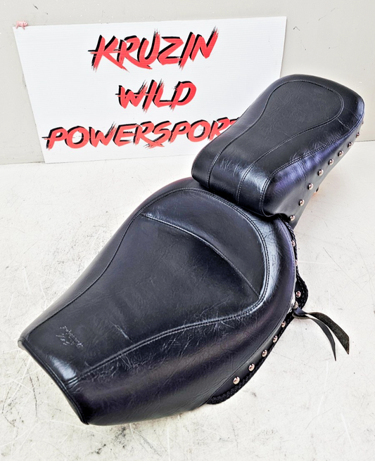 1990 Harley FXR FXRT FXRD FXRS FXLR FXRC Mustang Seat Saddle 2 UP Studded NICE