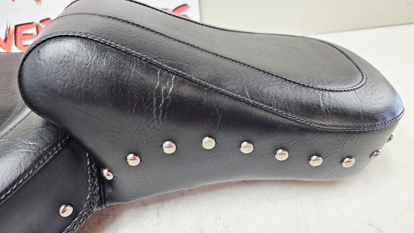 1990 Harley FXR FXRT FXRD FXRS FXLR FXRC Mustang Seat Saddle 2 UP Studded NICE