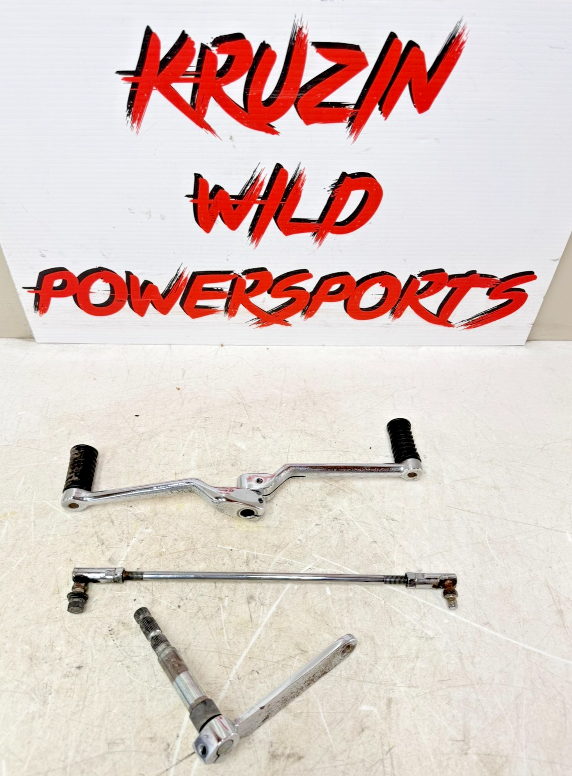 1995 HARLEY FLH ELECTRA GLIDE Heal Toe Gear Shifter Shift Lever & Rod Linkage