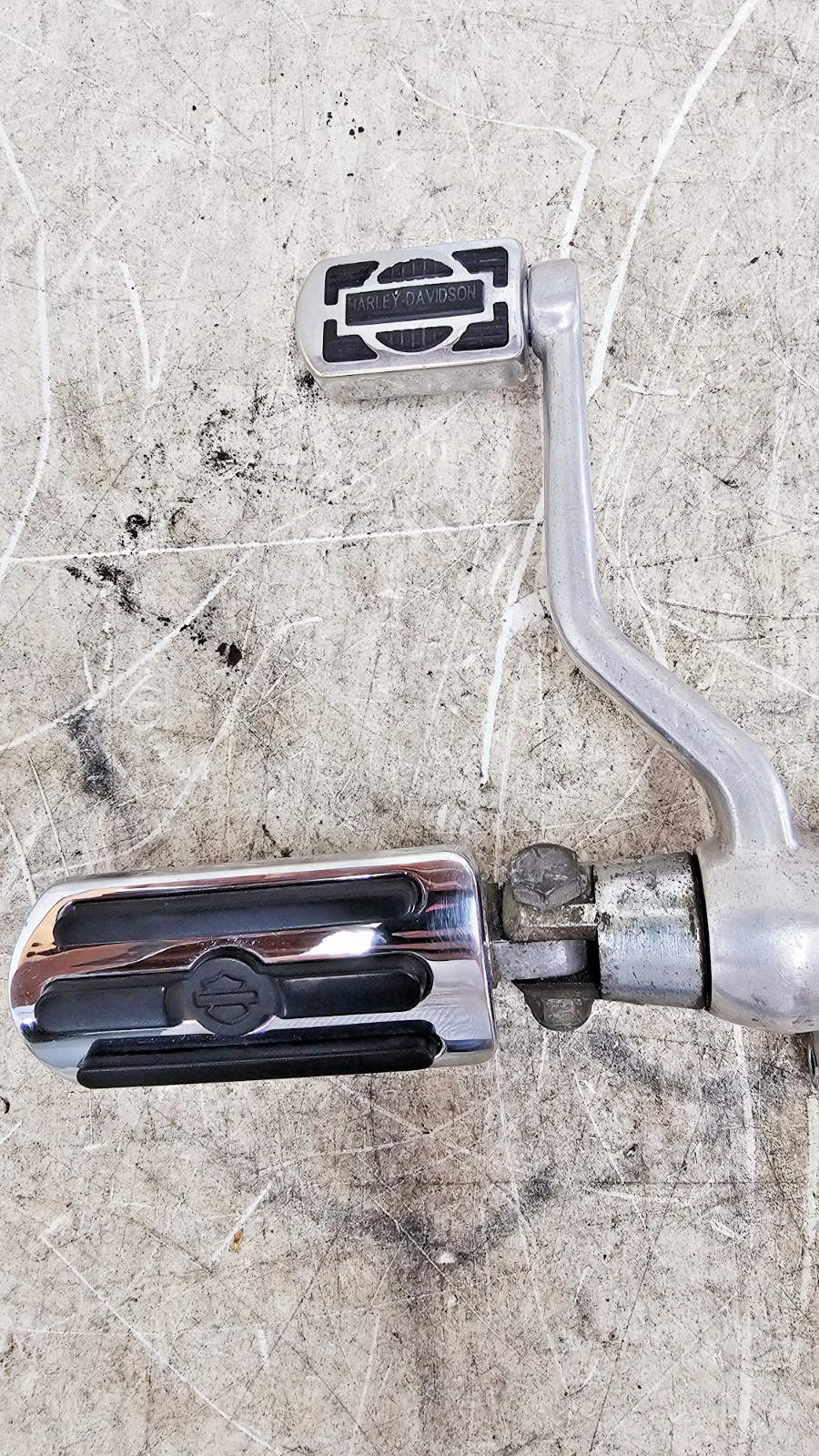 2001 Harley Sportster Forward Controls Rear Brake Master Shift Lever Brake OEM 