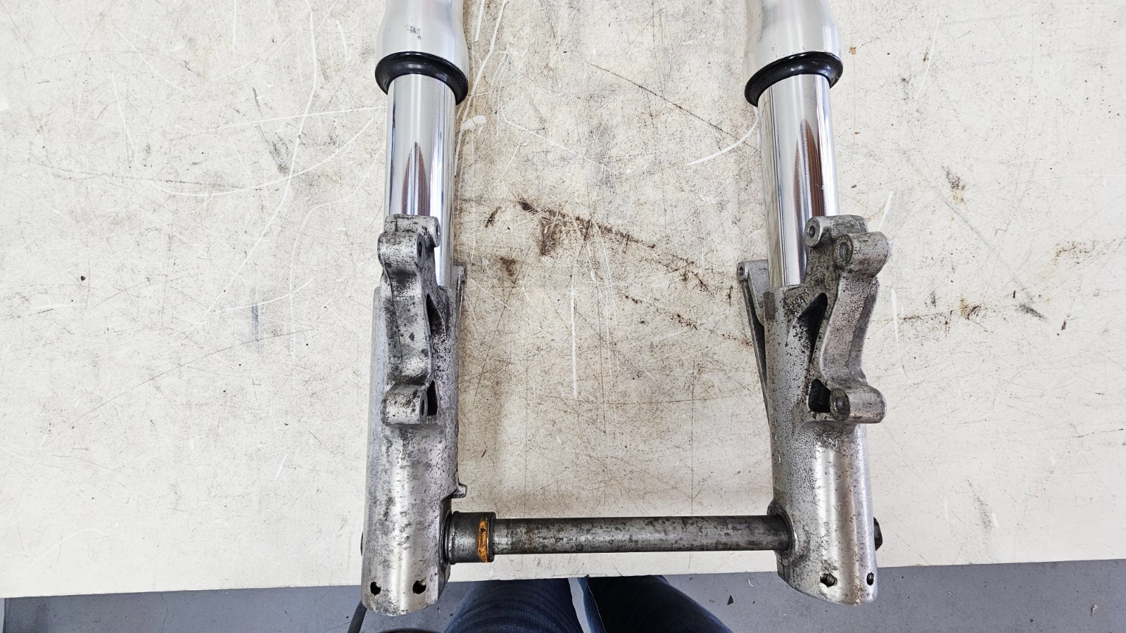 2000 HONDA VALKYRIE INTERSTATE Front End Forks Triple Tree Clamp