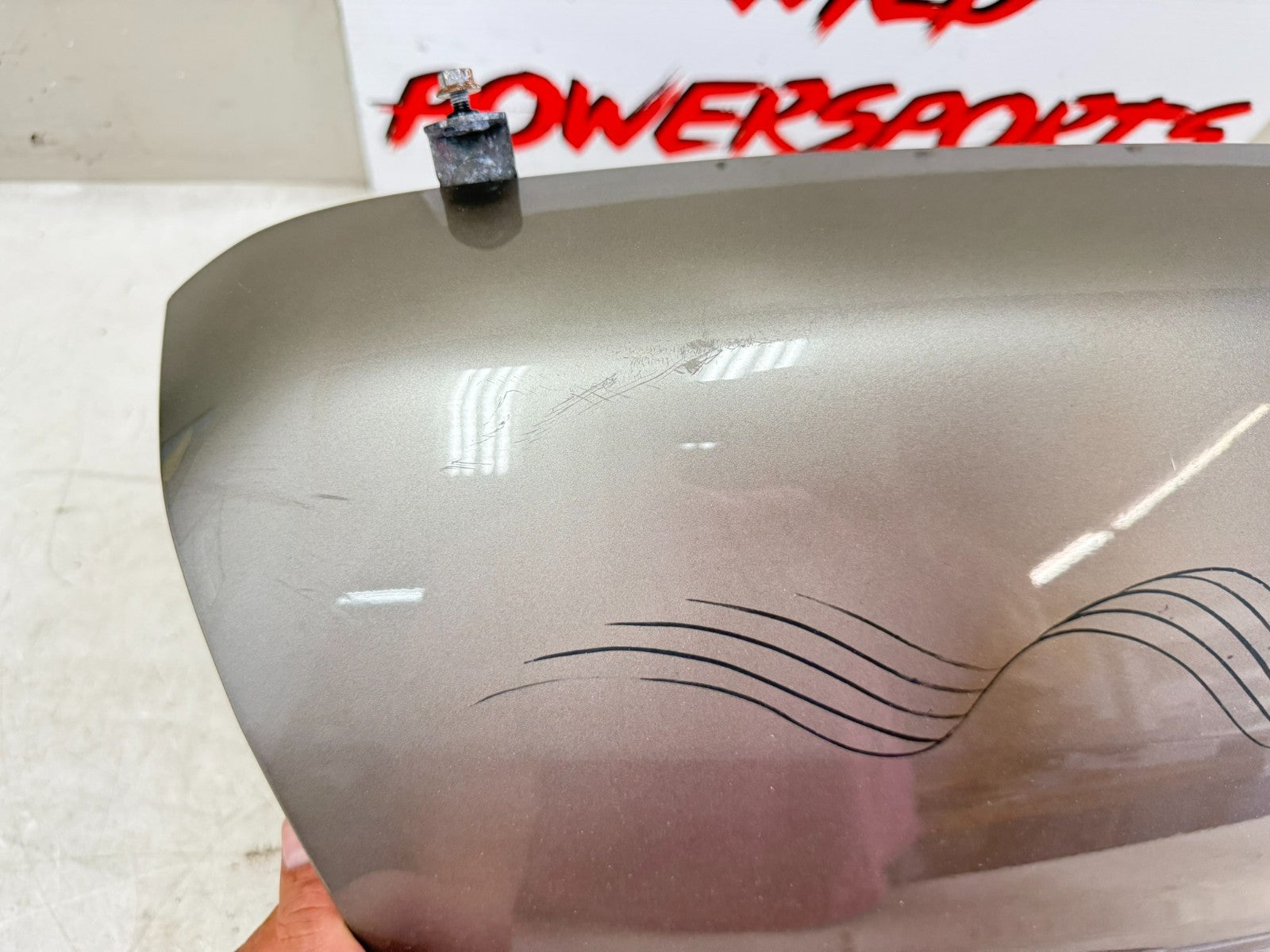 2002 Honda Goldwing GL1800 OEM Right Side Saddlebag Lid Door
