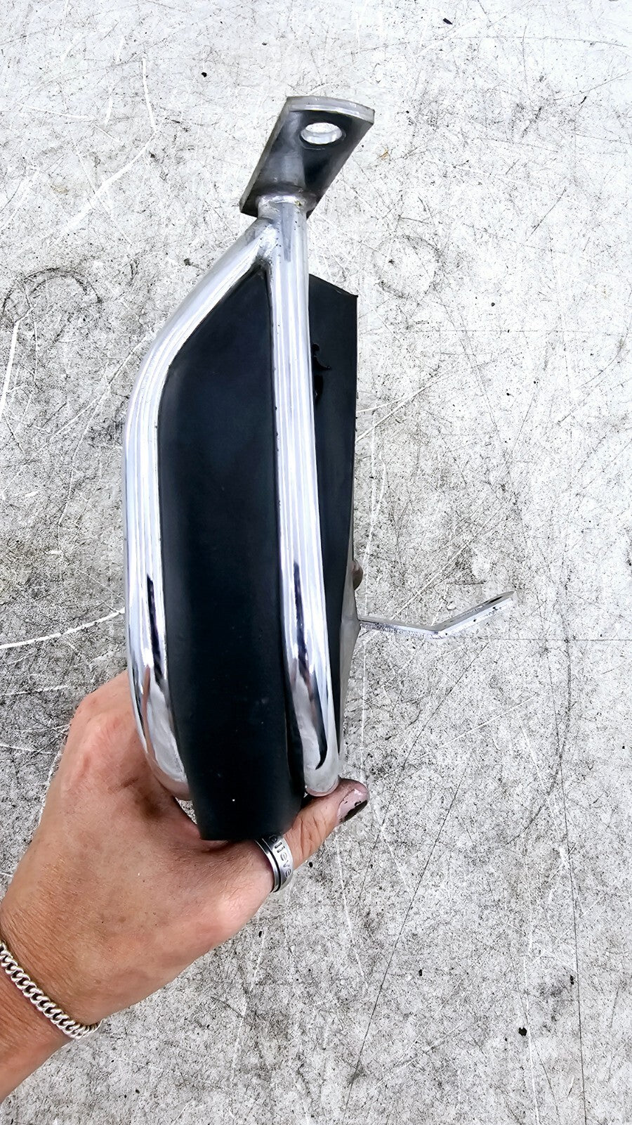 1994 HARLEY FLH ELECTRA GLIDE Rear Fender Chrome Bumper Trim Bar