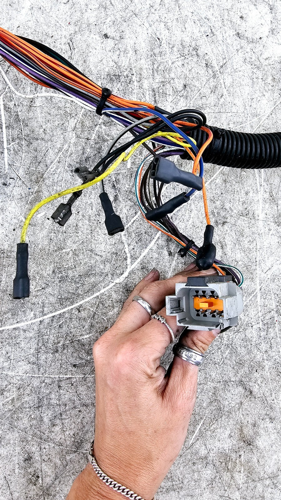 1994 HARLEY FLH ELECTRA GLIDE Main Fairing Batwing Interconnect Wire Harness