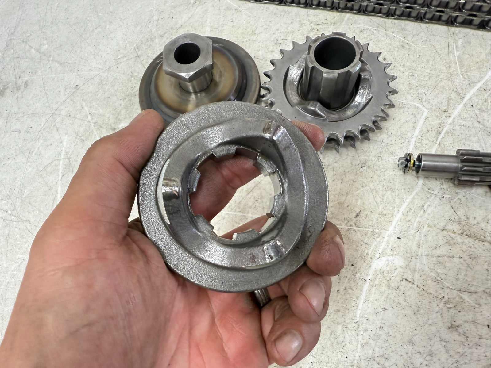 1998 HARLEY FLH ELECTRA GLIDE Primary Clutch Chain Compensator Jackshaft Gear