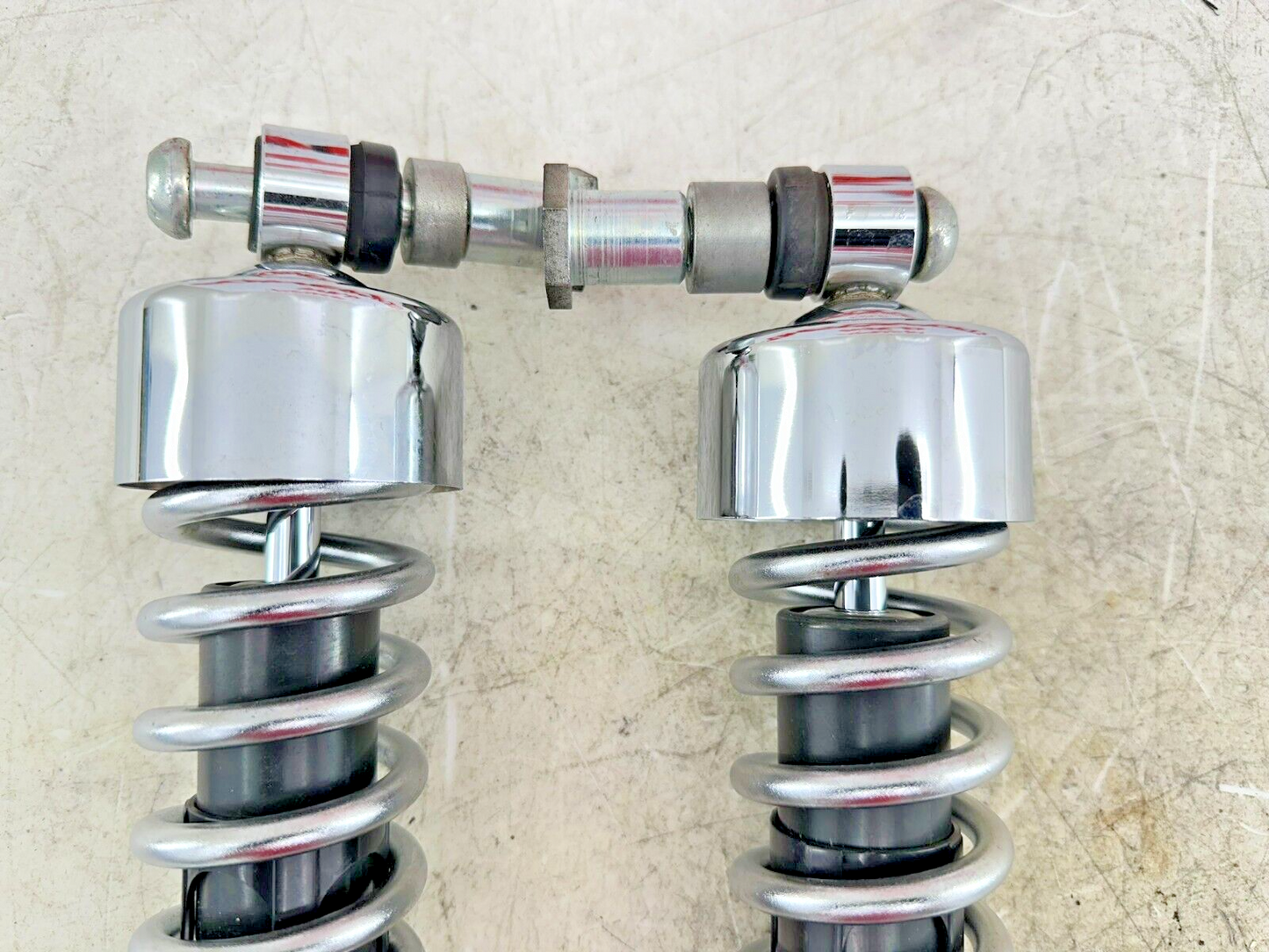 2003 Harley Davidson V Rod VRSCA Chrome Rear Shocks Suspension 12.25"
