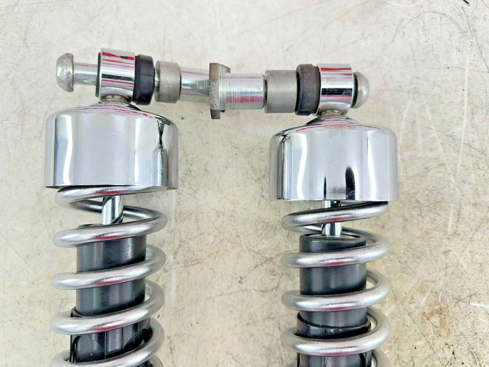 2003 Harley Davidson V Rod VRSCA Chrome Rear Shocks Suspension 12.25"