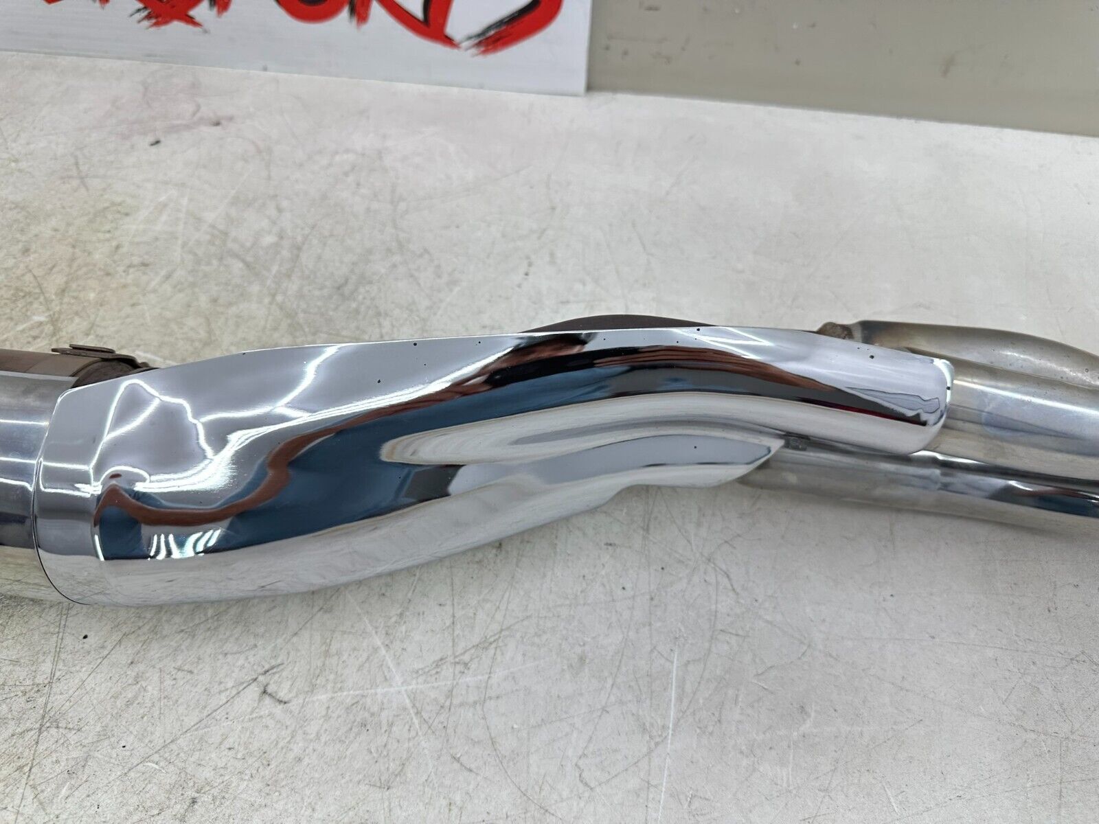 1999 HONDA VALKYRIE INTERSTATE Chrome Right Exhaust Header Pipe System Nice