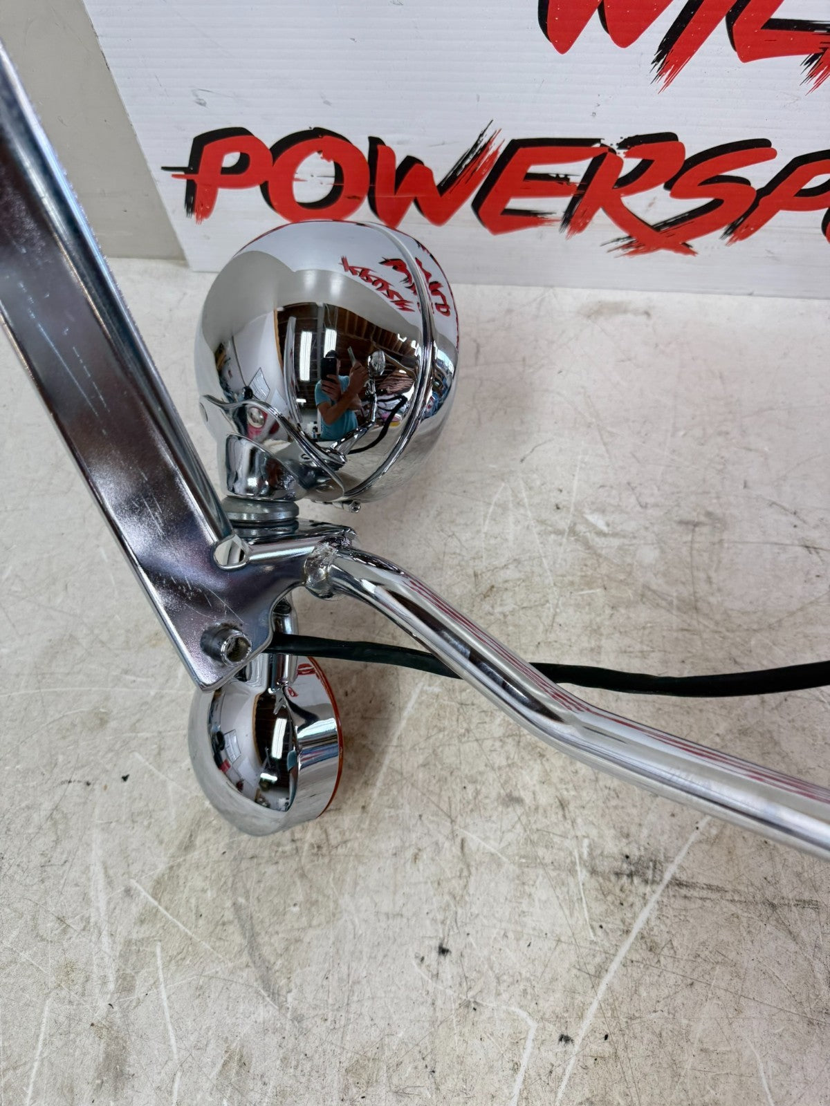2002 HARLEY SOFTAIL OEM HD Chrome Fog Turn Signal Light Bar