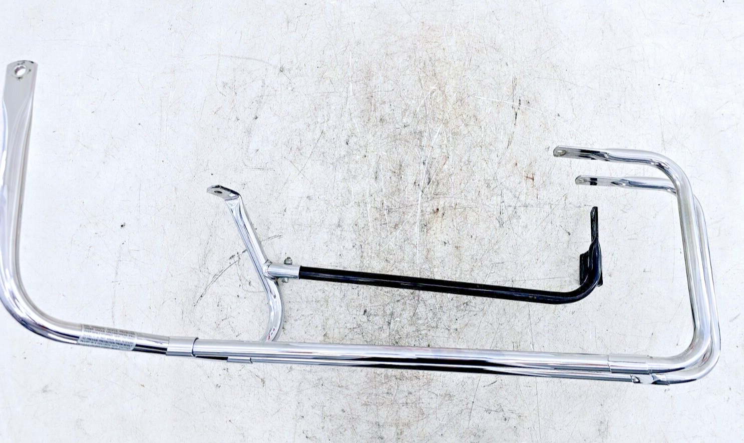 1998 HARLEY FLH ELECTRA GLIDE Chrome Left Saddlebag Surround Bumper No Rust