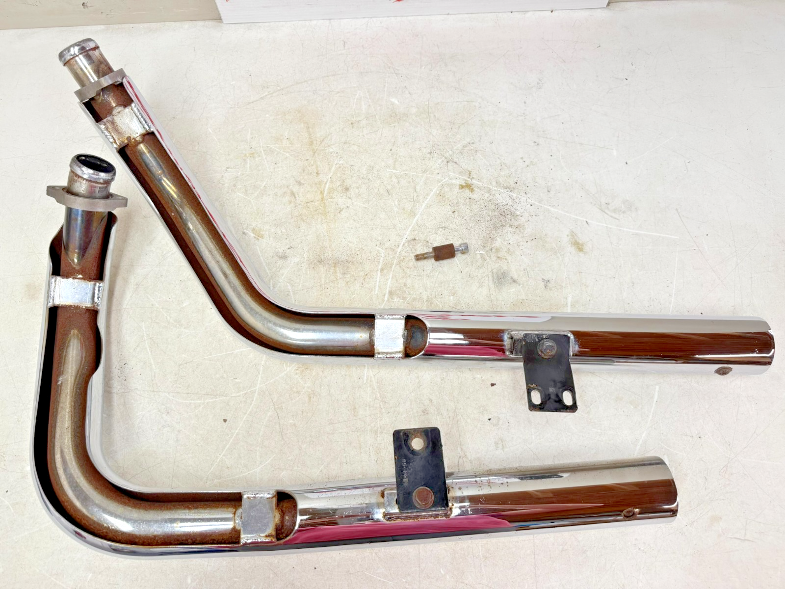 2003 Harley Davidson Sportster Front Rear Exhaust Header Head Pipe