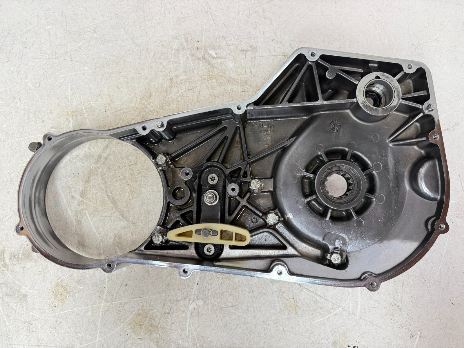2003 HARLEY DYNA WIDE GLIDE Chrome OEM Inner Primary Clutch Cover Housing