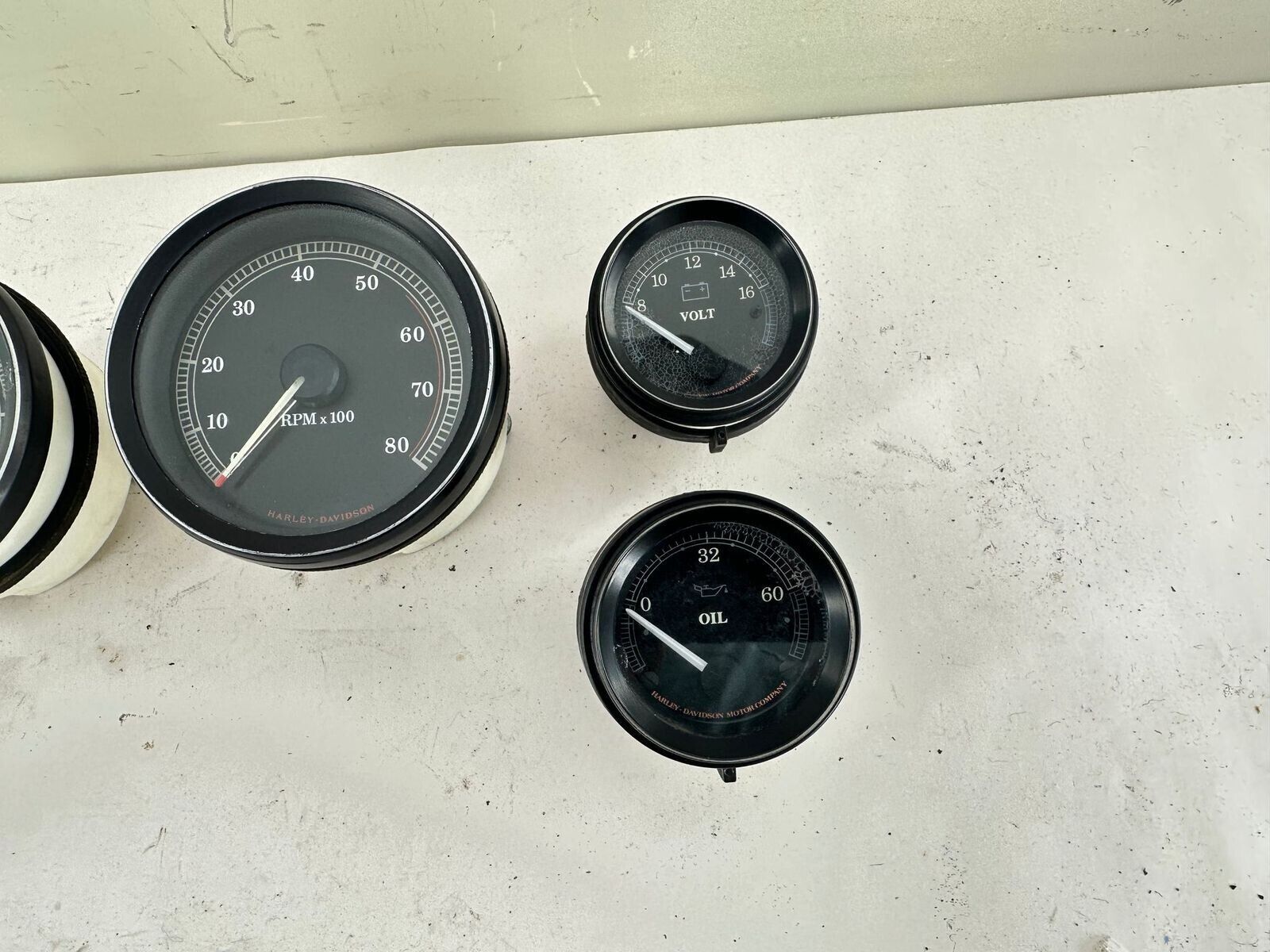 2000 HARLEY FLH ELECTRA GLIDE Guage Set Speedometer Tach Volt Air Oil Fuel