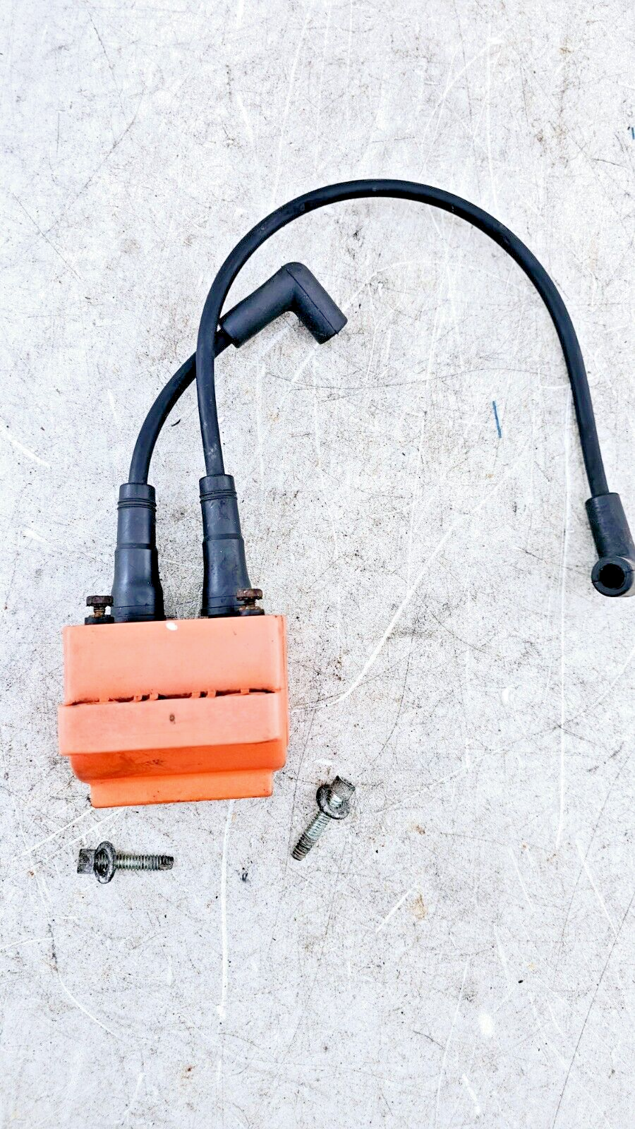 1995 HARLEY DYNA CONVERTIBLE OEM HD Ignition Coil + Spark Plug Wires 31620-88