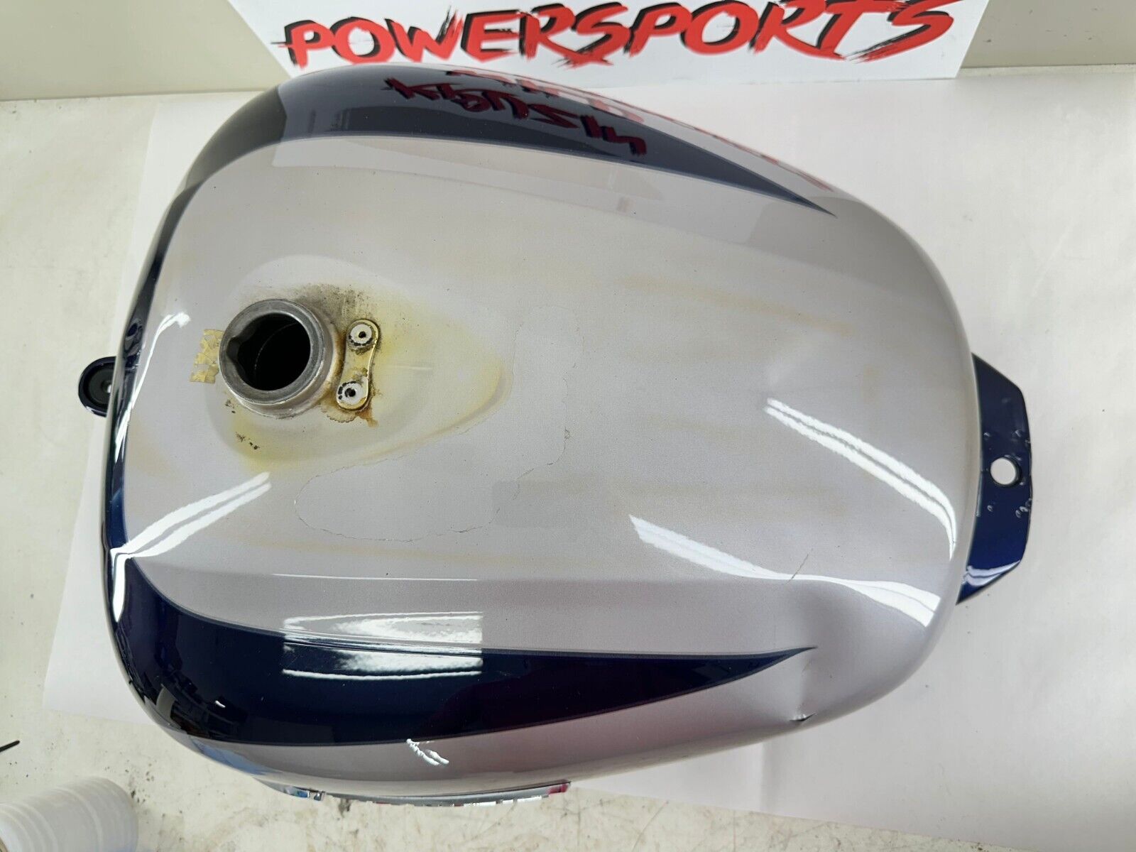 1998 HONDA VALKYRIE INTERSTATE Blue Silver Gas Fuel Tank + Petcock